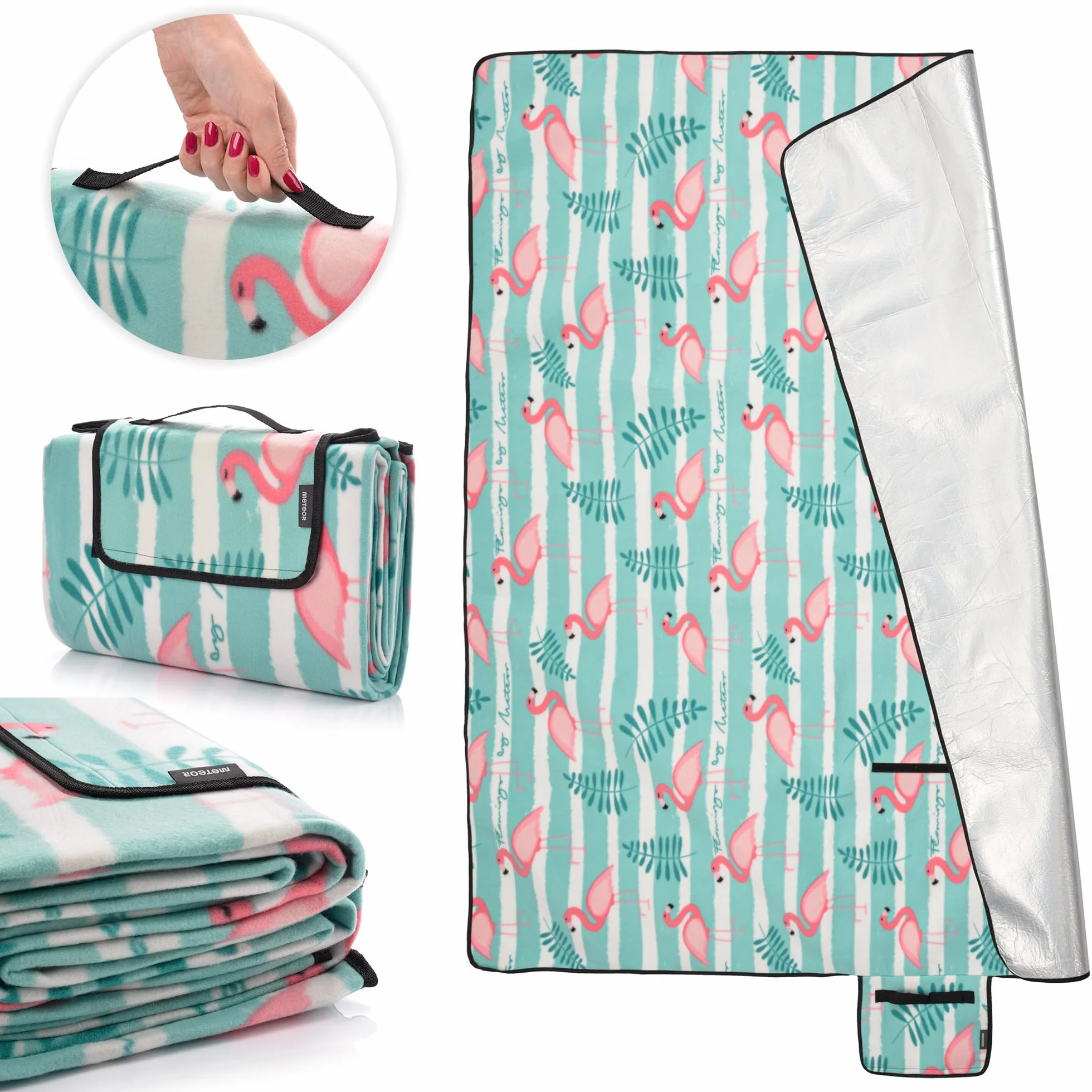METEOR Wodoodporny Koc Plażowy Termo-Izolacyjny Duży