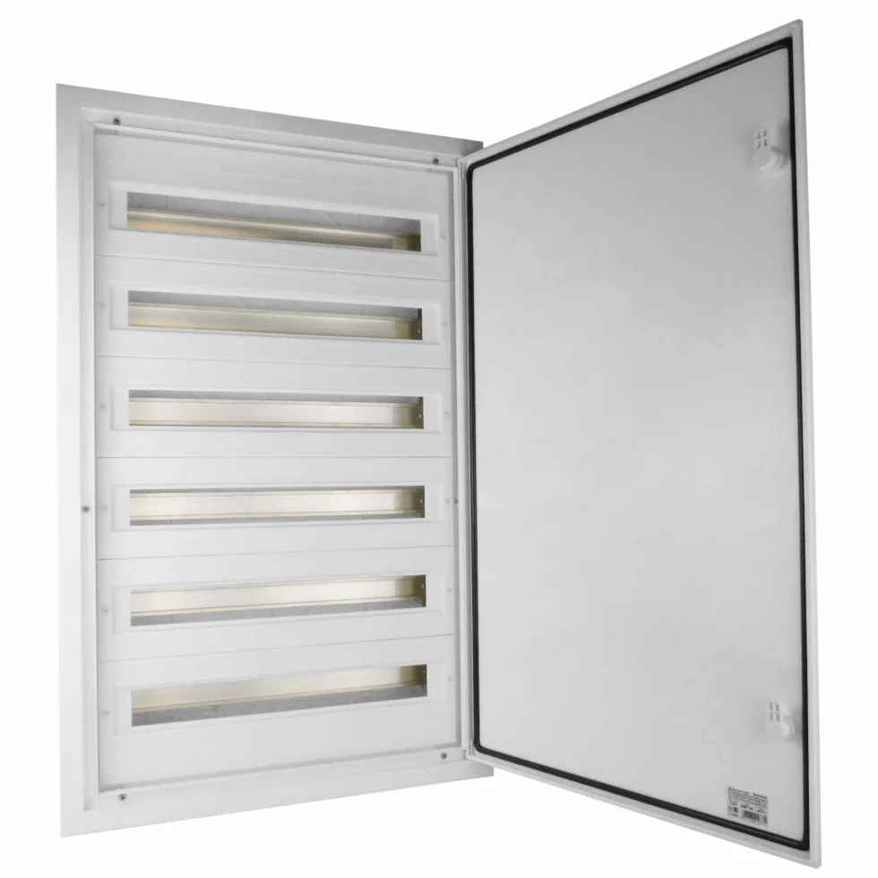 Skrzynka rozdzielcza IP54 DARP-144 6x24 podtynkowa drzwi aluminiowe rozdzielnica skrzynka bezpiecznikowa 9.624 E-P 6774, Clage