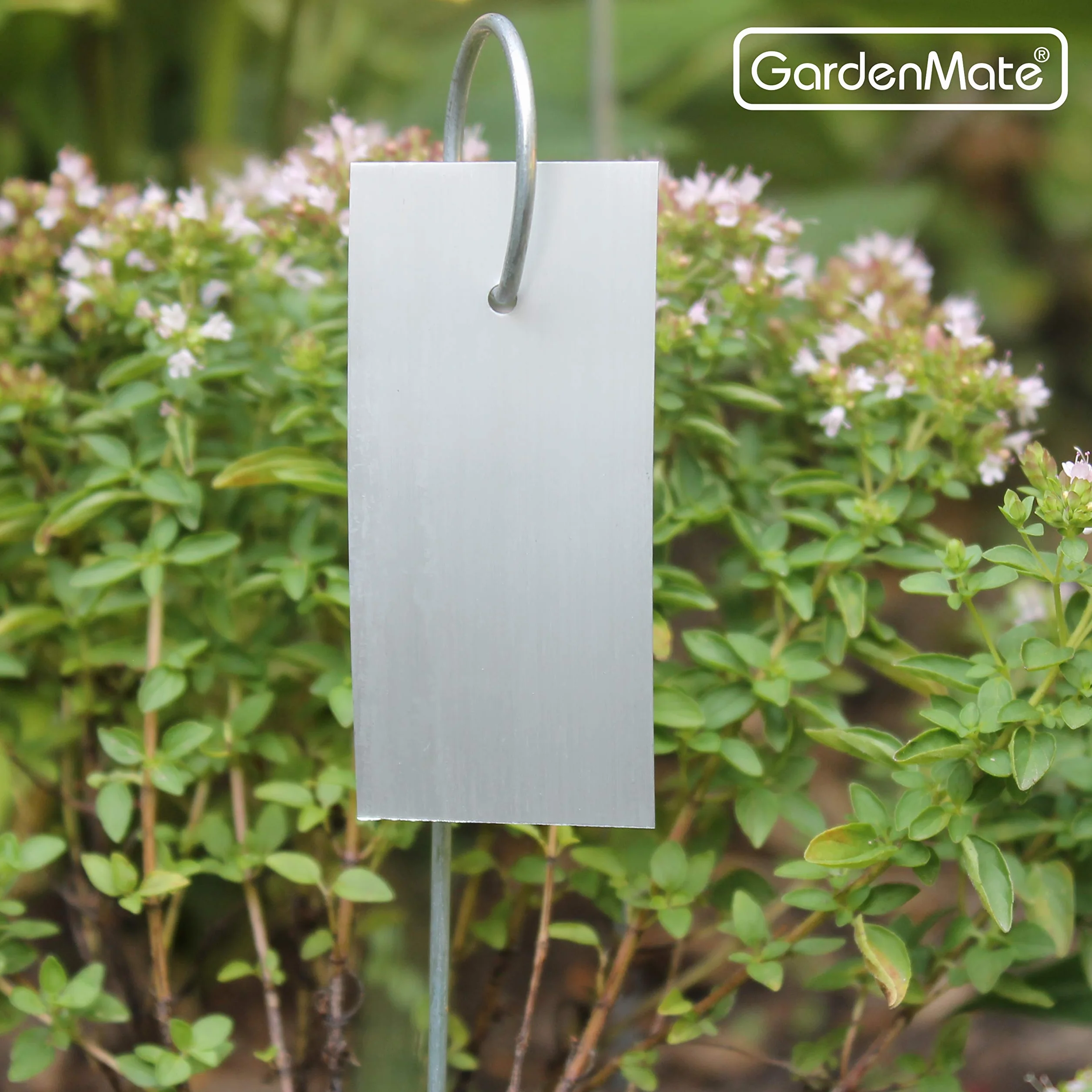 GardenMate Zestaw 25 metalowych etykiet na rośliny odpornych na warunki atmosferyczne 25 cm