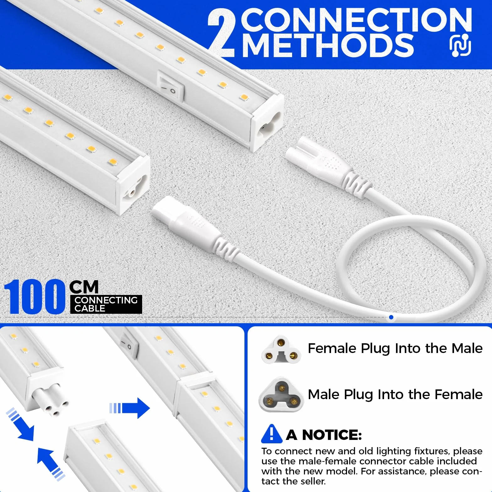 Barrina T5 LED Lampa do Roślin 59cm 40W Pełne Spektrum Światła Zestaw 4 szt