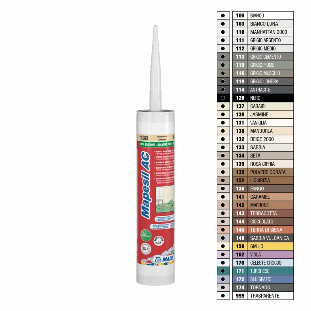 Silikon MAPEI Mapesil AC 310ml 145 ceglasty