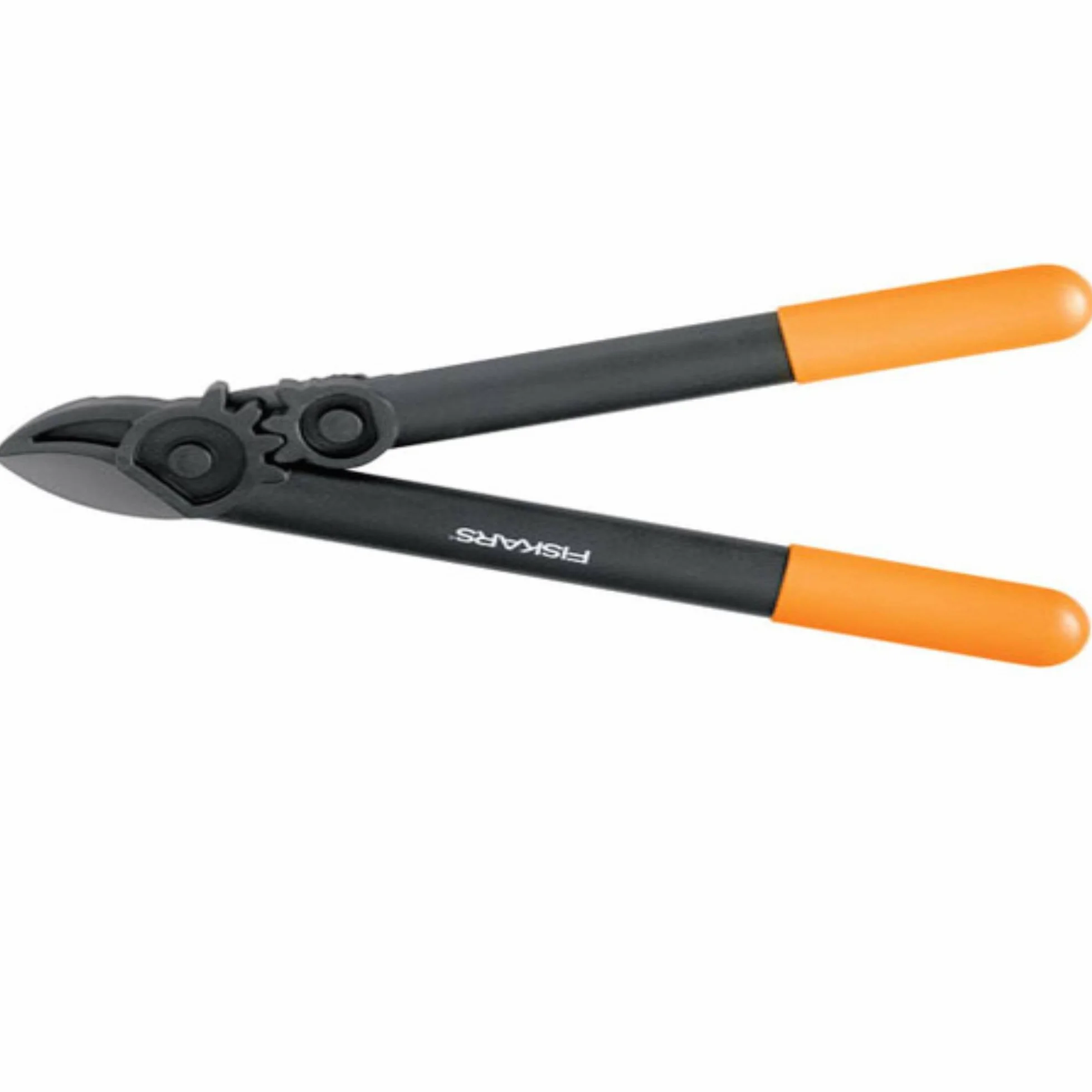 Fiskars PowerGear Sekator kowadełkowy 39 cm, hartowana stal, powłoka nieprzywierająca, czarny/pomarańczowy