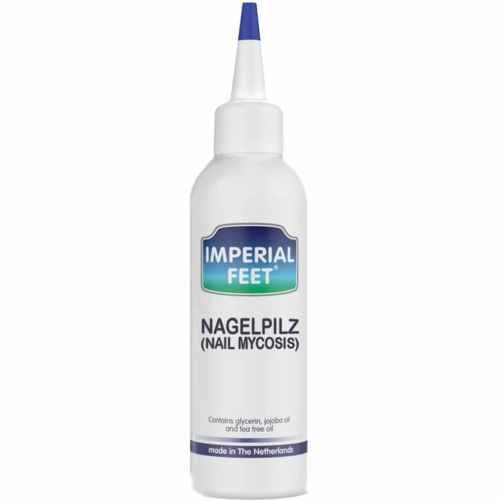 Imperial Feet Środek na Grzybicę Paznokci - Naturalny Preparat na Grzybice i Choroby - Krople z Gliceryną, Olejkiem Jojoba i z Drzewa Herbacianego, Bez Wody - Wyprodukowany w Europie - Butelka 75ml