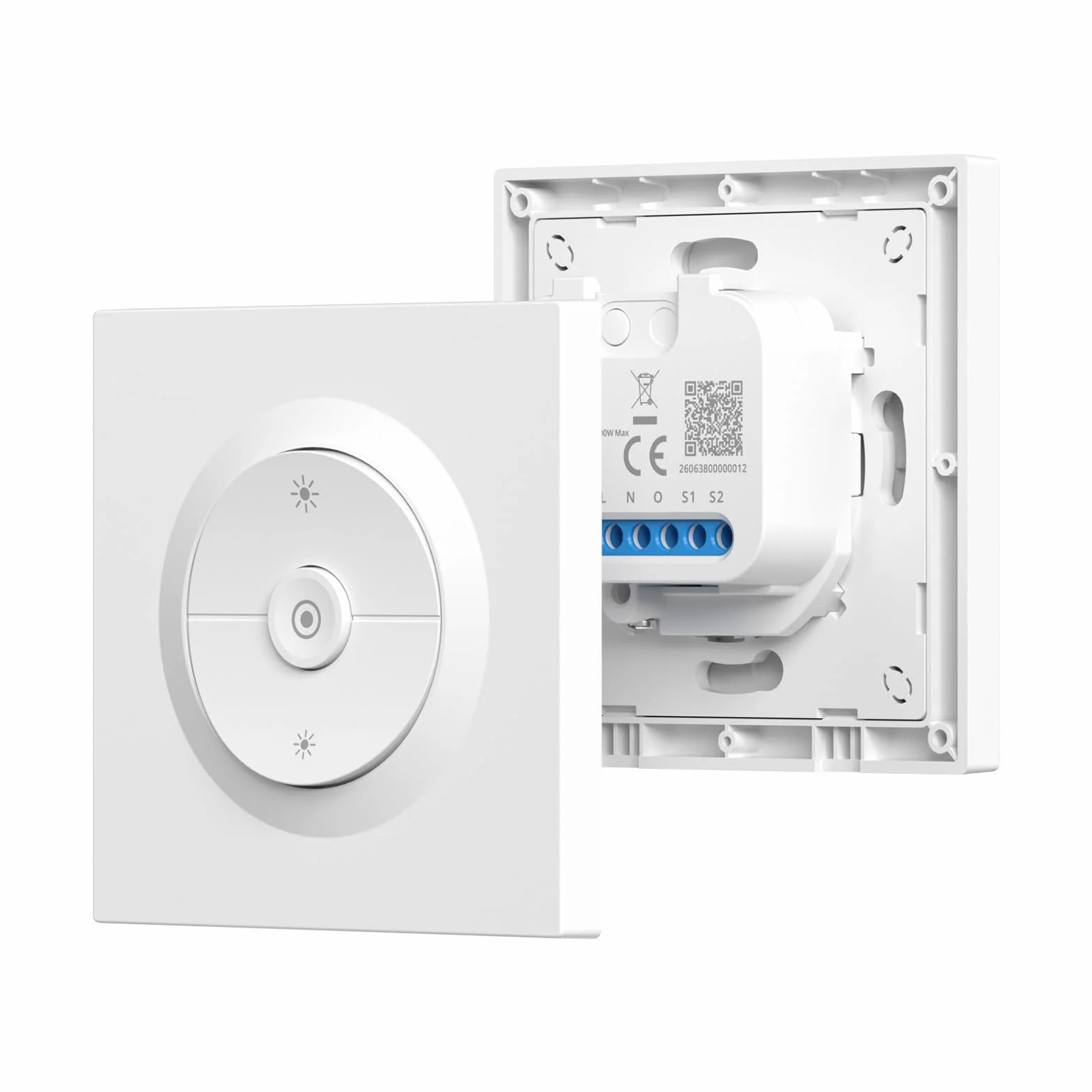 SONOFF Fusion, Orb-ZBDIM(MINI-ZBDIM-E), Zigbee Inteligentny Ściemniacz, Wymagany Przewód Neutralny, do ściemnialnych lamp LED/Żarowych/Halogenowych, Kompatybilny z Alexa i Google Assistant
