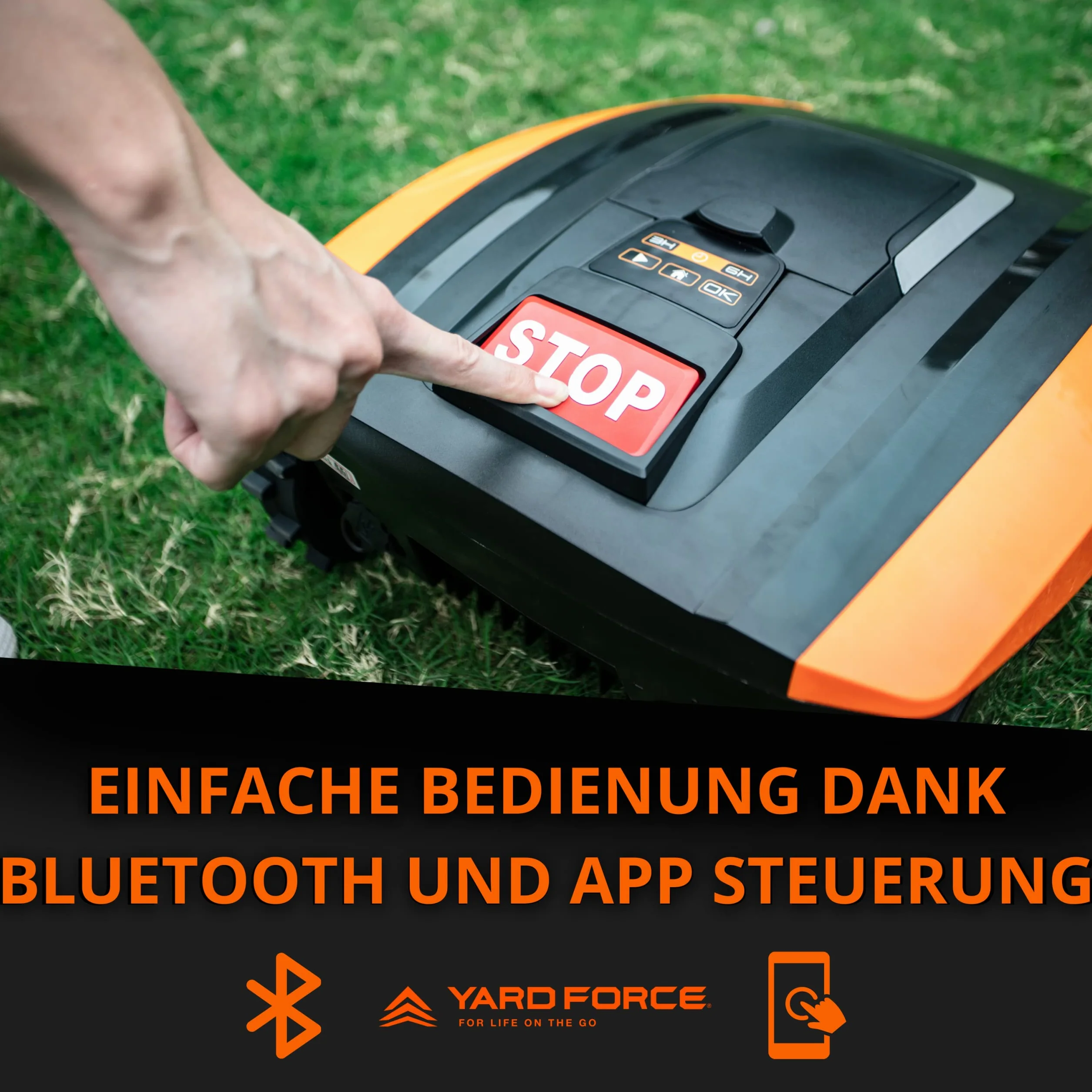 Yard Force Easymow 260B Robot Koszący, Wielokolorowy, Do 260 m²