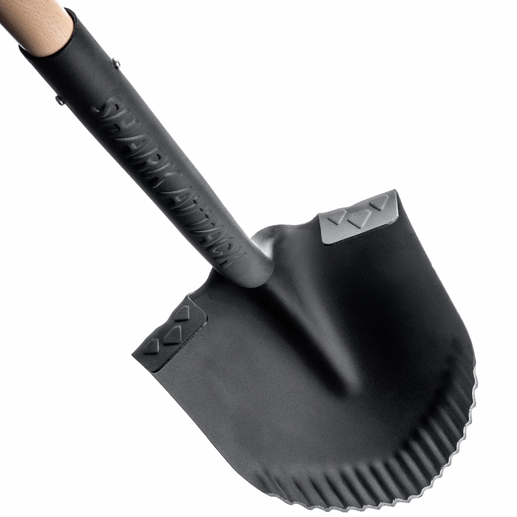 KADAX Szpadel drenażowy spiczasty z uchwytem D 130 x 23,5 cm