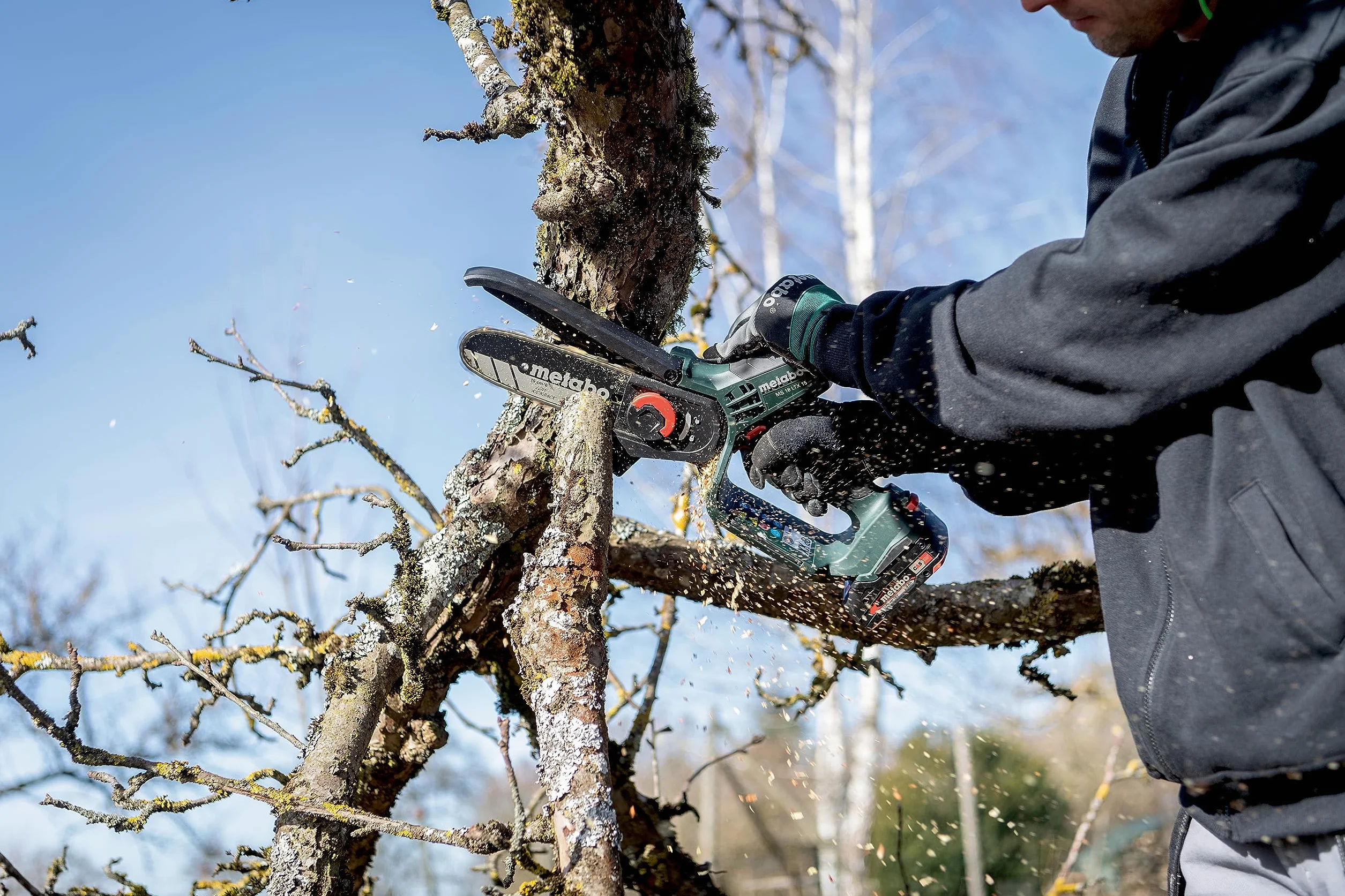 Metabo Akumulatorowa Piła Do Drewna 15 cm - Mała Piła Łańcuchowa Bez Akumulatora i MetaBox 600856850