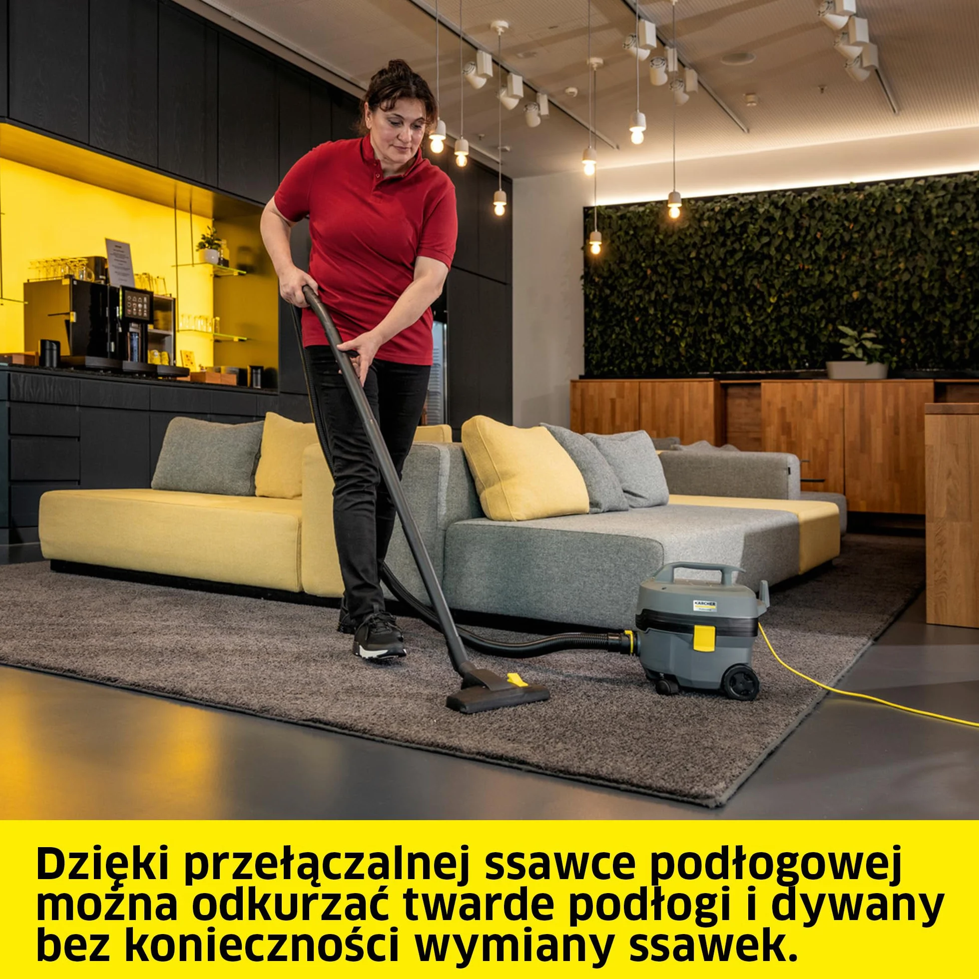 Kärcher odkurzacz T 7/1 Classic, pojemnik: 7 l, moc: 850 W, poziom ciśnienia akustycznego: 62 dB(A), waga: 3,5 kg, kabel: 7,5 m, stały kosz filtracyjny