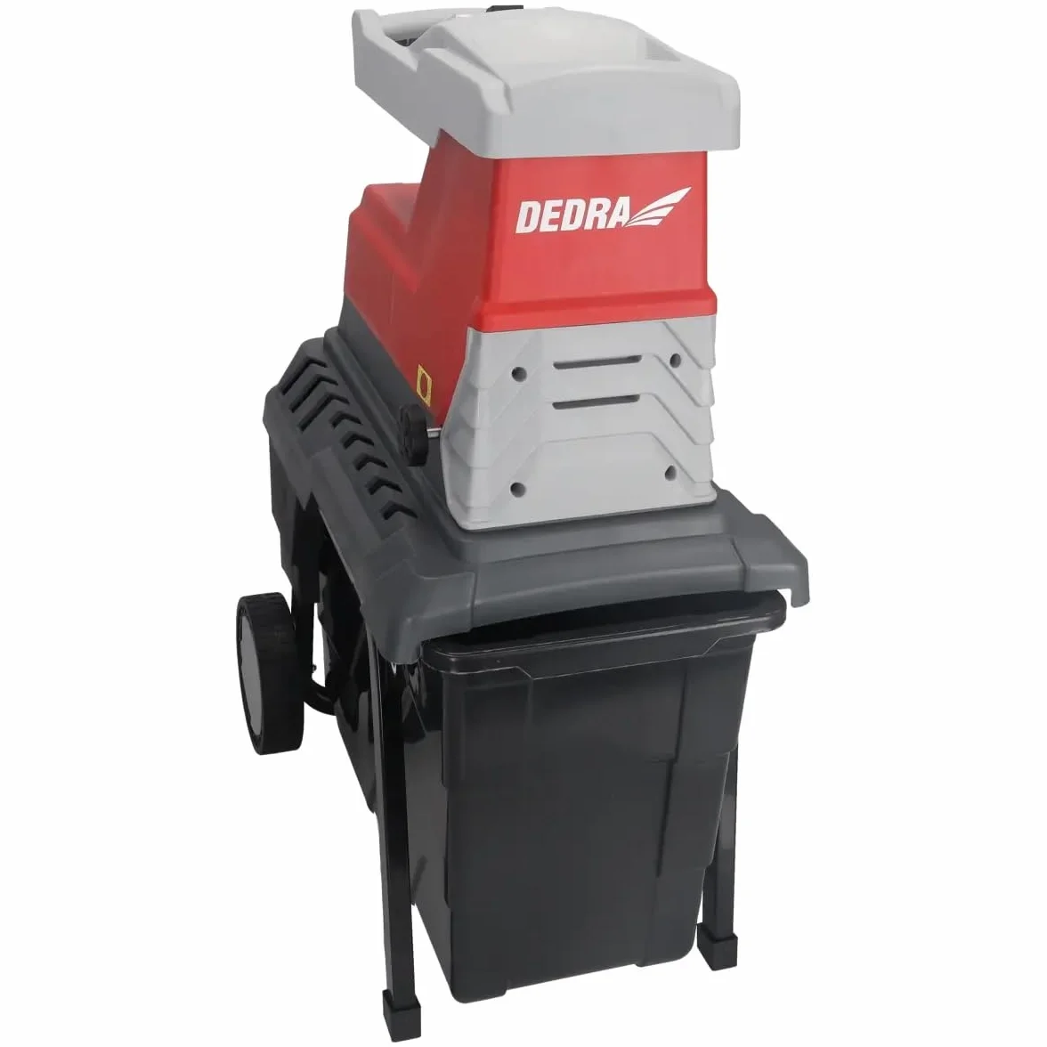 DEDRA rozdrabniacz ogrodowy elektryczny do noży o mocy 2800 W, grubość do 45 mm, worek na ścinki 55 l, 2950 obr./min, rozdrabniacz i młynek do kompostu – większa siła i skuteczność przebiegu