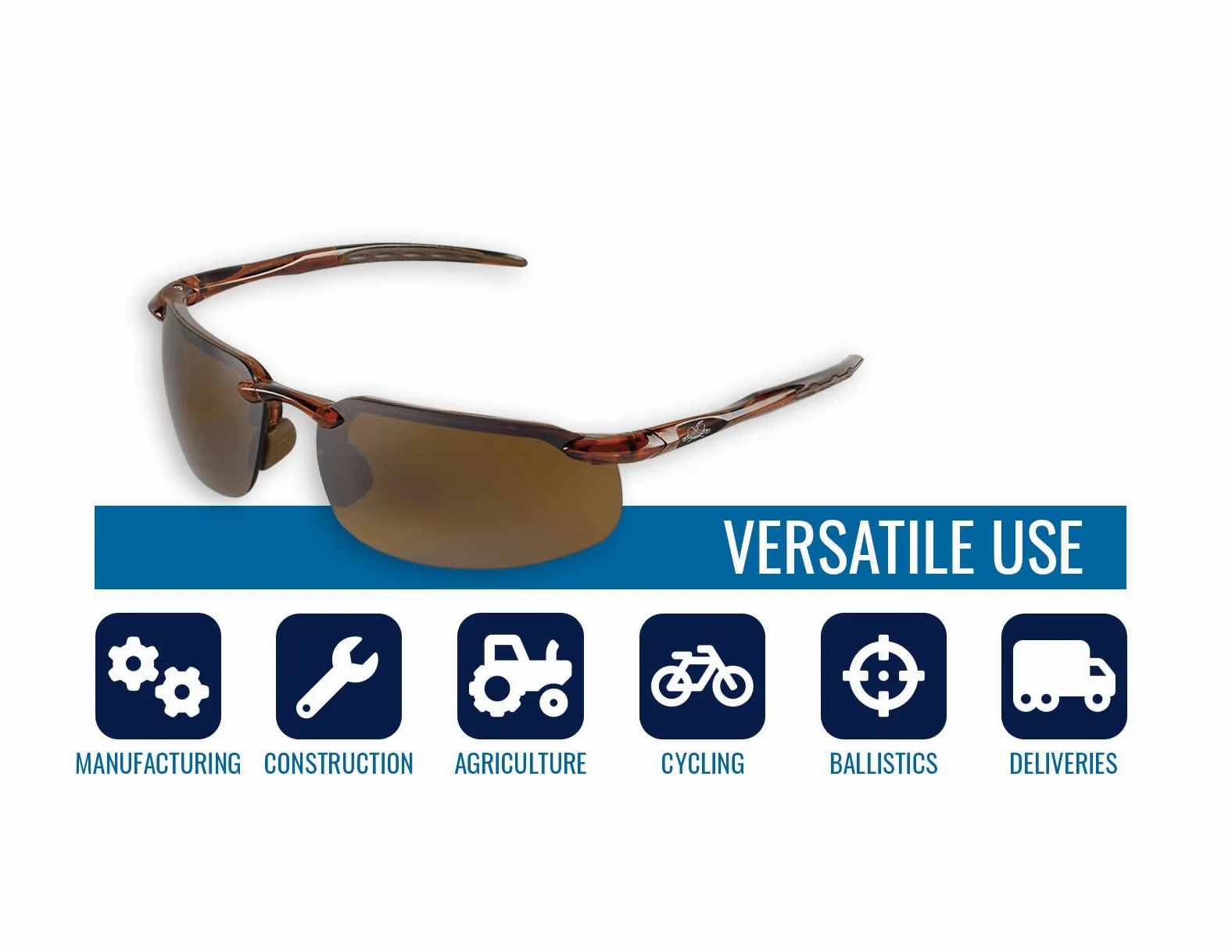 Bullhead Safety Gogle ochronne Betta z powłoką odporną na zarysowania i ochroną przed promieniowaniem UV Okulary ochronne z poliwęglanu