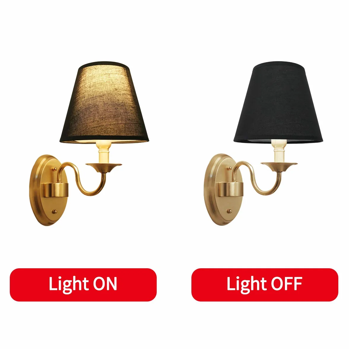 2 sztuki abażurów E14/E27 do lamp stołowych, lamp ściennych, kryształowych żyrandoli, abażur Górny 10 cm x Wysokość 14 cm x Dolny 16 cm, Czarny
