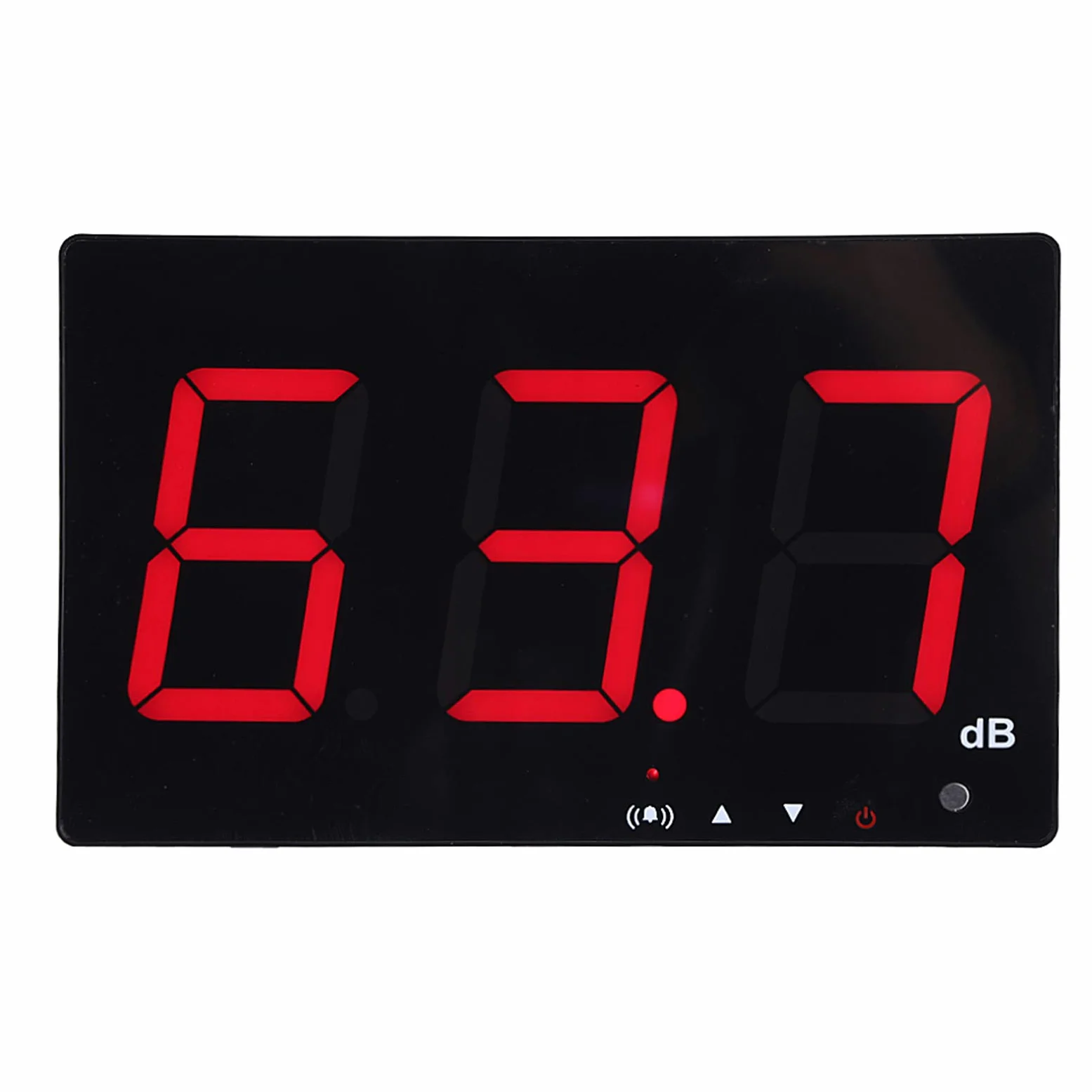 Miernik poziomu dźwięku, 30~130 dB 9,6-calowy duży ekran LCD Wyświetlacz wiszący na ścianie Tester pomiaru hałasu w decybelach z rejestratorem danych i alarmem