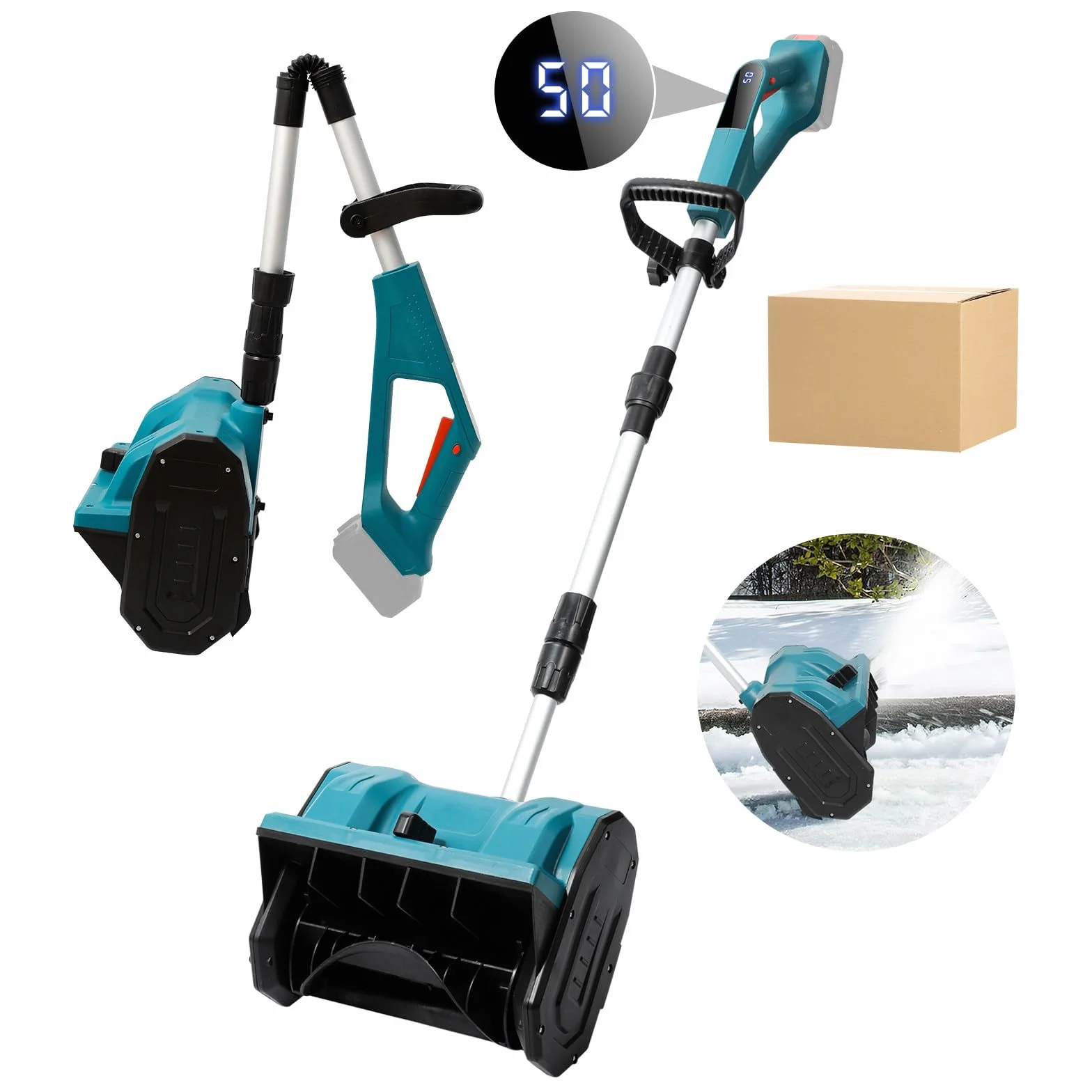 Makita Akumulatorowa Odśnieżarka Bezszczotkowa 18V 33cm 8m 600W Składana