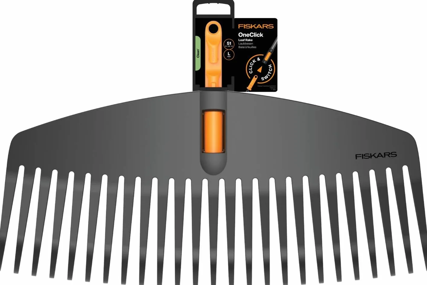 Fiskars OneClick Leaf Rake L