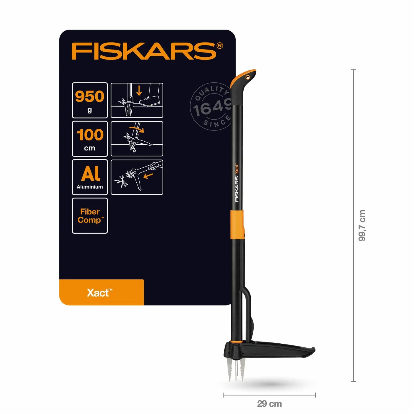 Fiskars Xact Chwastownik