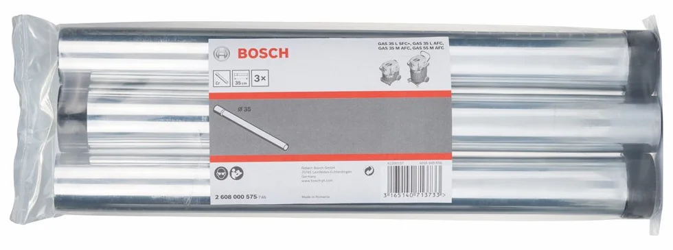 Bosch Professional Rura do odkurzacza Bosch Professional, chromowana, 0,35 m, 35 mm, 2608000575