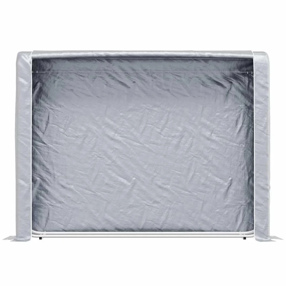 vidaXL Stojak na drewno opałowe z drutem stalowym, 200x25x150 cm, stal, przechowywanie drewna opałowego, uchwyt na drewno kominkowe, przechowywanie drewna opałowego w pomieszczeniu