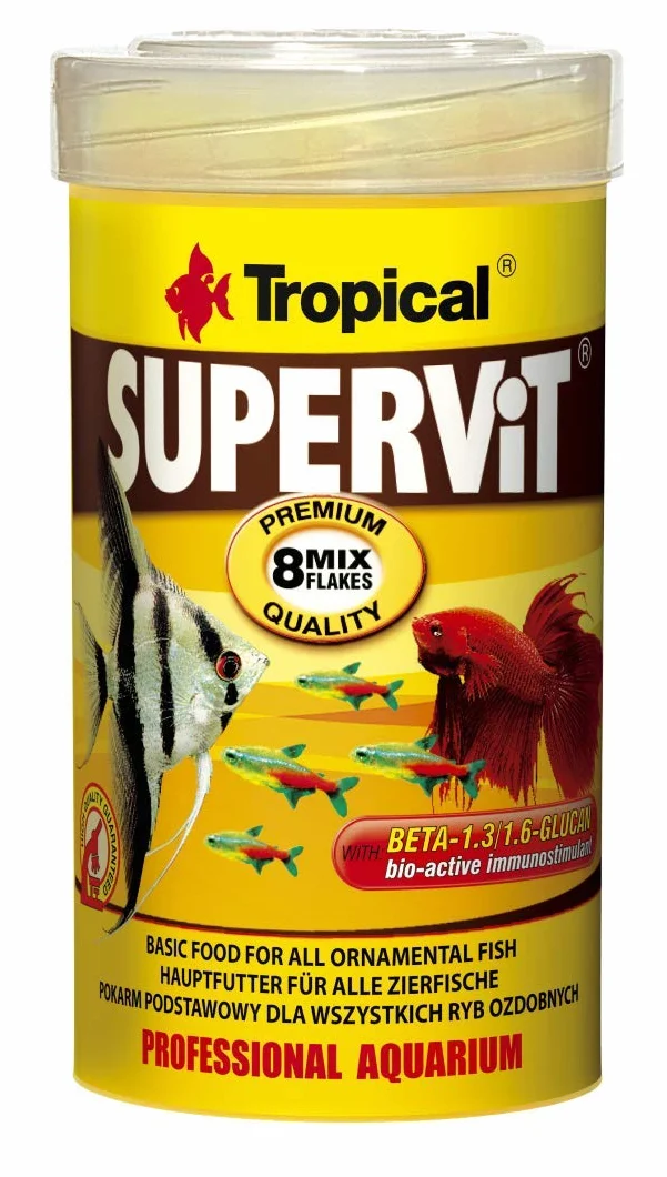 SUPERVIT Wieloskładnikowy pokarm dla ryb w płatkach 100ml 20g