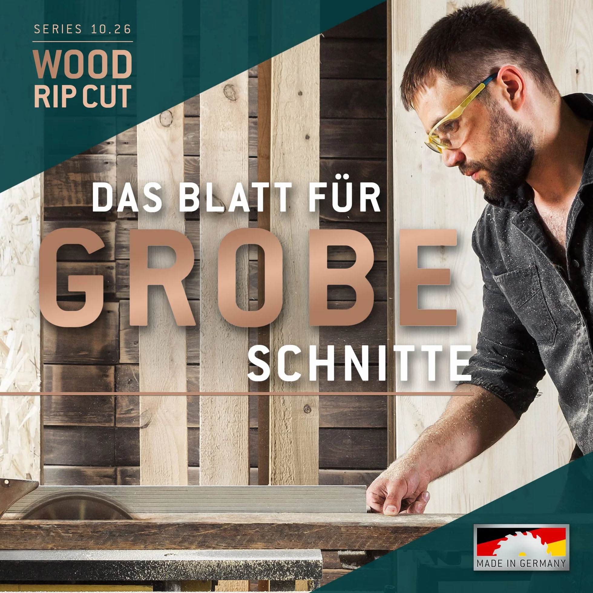 Bayerwald - CS brzeszczot do piły tarczowej - Ø 700 mm x 3,2 mm x 30 mm | ząb wilczy (56 zębów) | grube, szybkie cięcie – drewno opałowe i materiały drewnopochodne/przekrój podłużny i przekrój