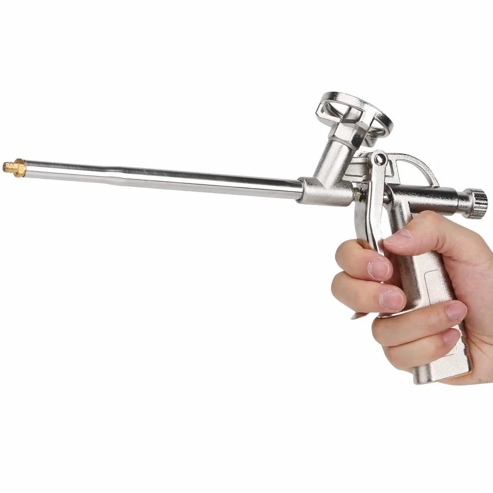 Pistolet Natryskowy do Pianki, 31,5 Cm 8 MPa 5 L/min Pistolet Natryskowy do Spieniania Pianki PU o Dużej Wytrzymałości Pistolet do Uszczelniania z Uchwytem Odpowiedni do Uszczelniania, Napełniania, Us