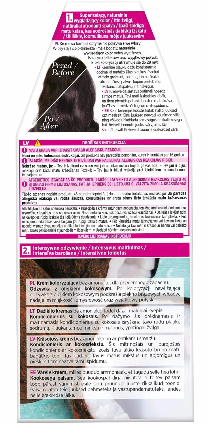 L'Oréal Paris Casting Crème Gloss 200 farba do włosów - Hebanowa Czerń