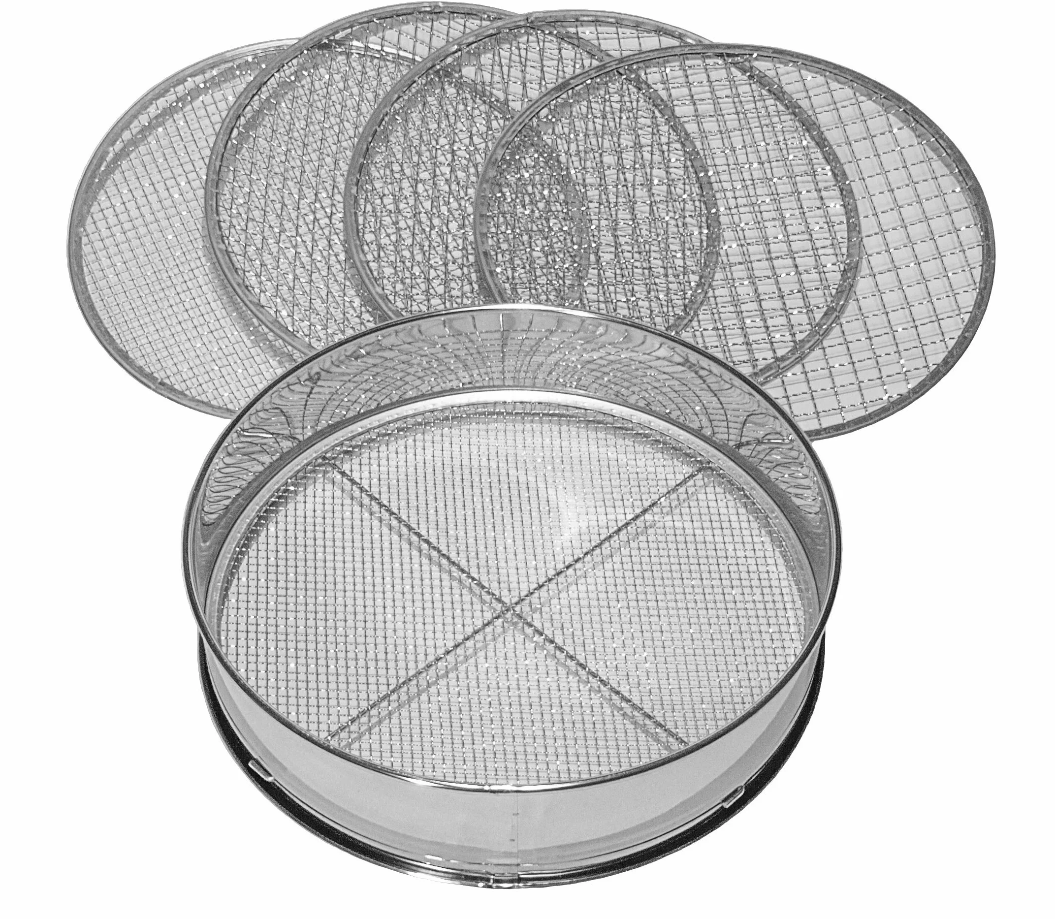 Sitko ogrodowe 5 w 1 30 cm metalowe Ø 3,5-12 mm odporne na rdzę