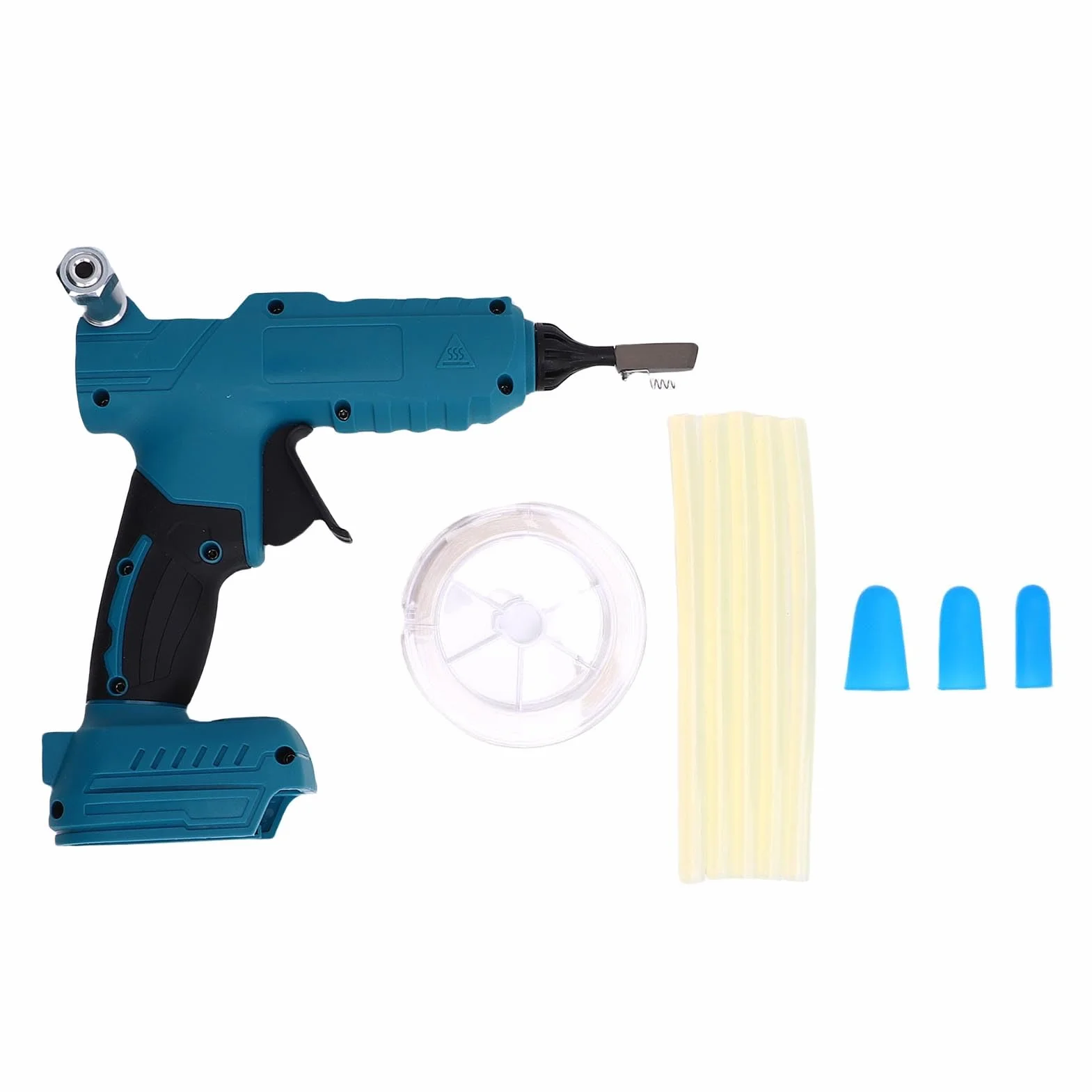 Pistolet do Klejenia Okablowania światłowodowego Pistolet do Klejenia na Gorąco ABS 428F Sztyfty 11 Mm 3 5 Minut Wstępnego Rozgrzania Port z Wycięciem i Szczelina Wylotowa światłowodu