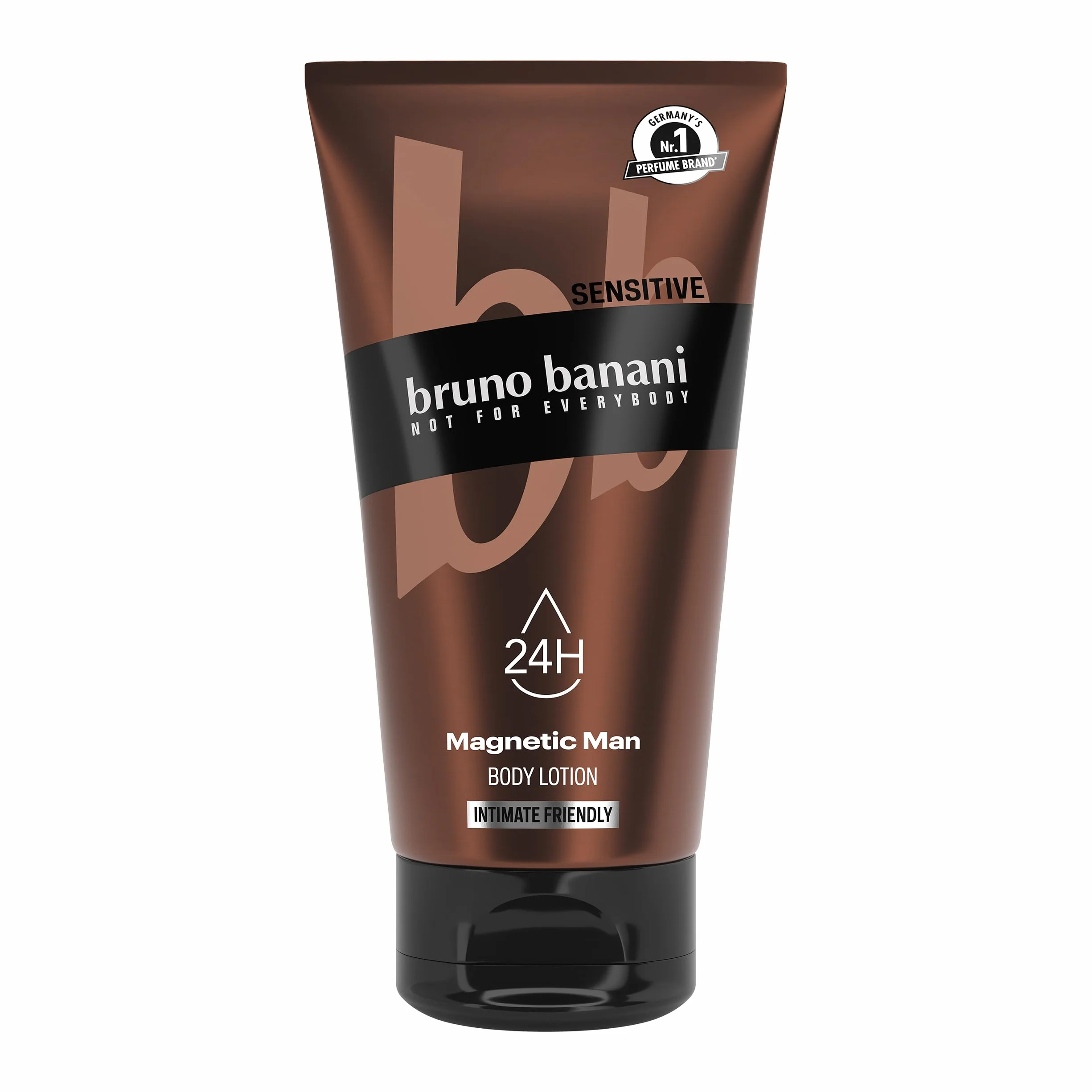 bruno banani Balsam do ciała Magnetic Man, pielęgnujący balsam do ciała 3 w 1 o urzekającym zapachu drewna, 150 ml