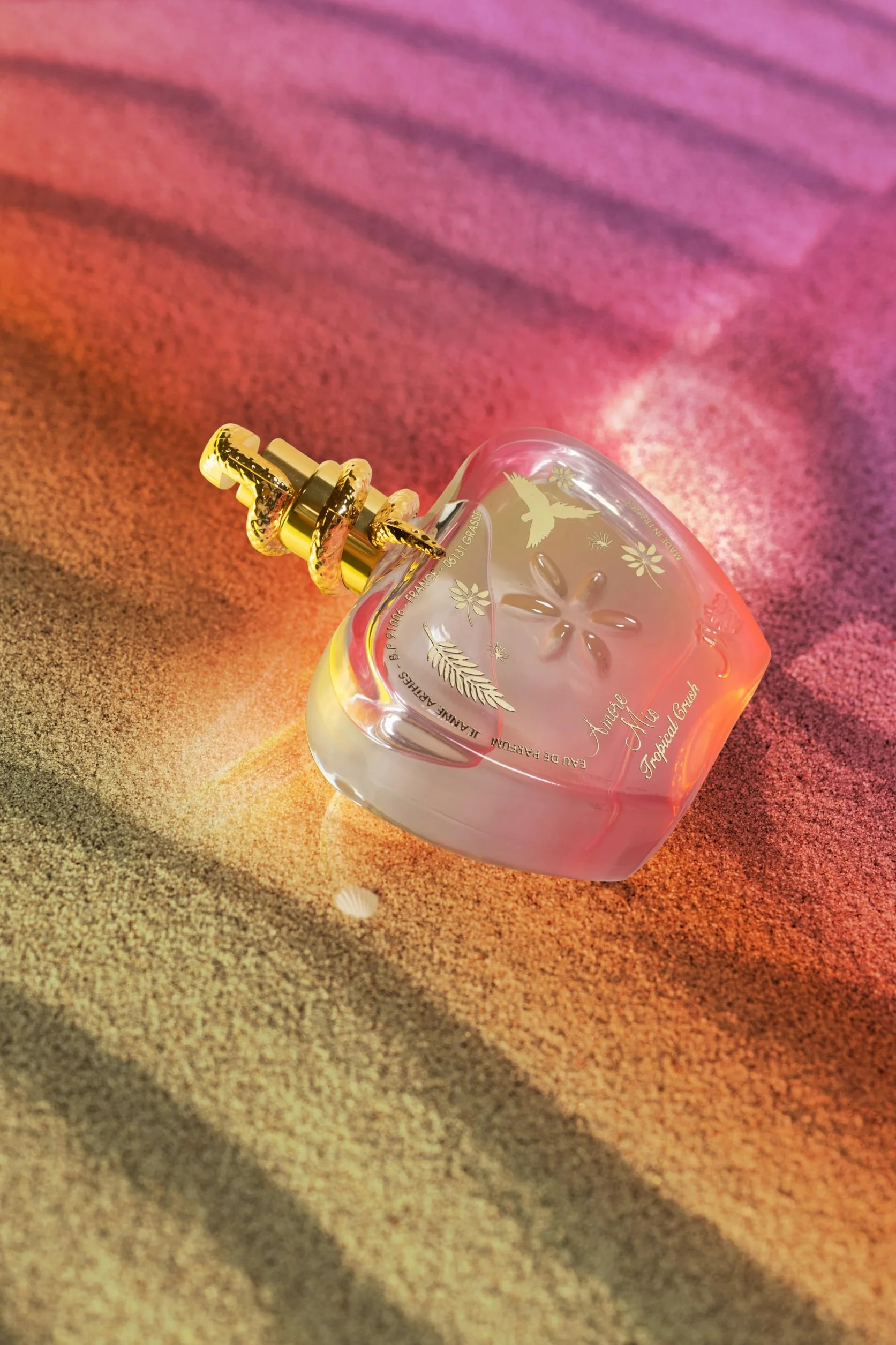 JEANNE ARTHES - Damskie perfumy Amore Mio Tropical Crush - Woda perfumowana - Butelka z rozpylaczem 100 ml - Wyprodukowano we Francji w Grasse