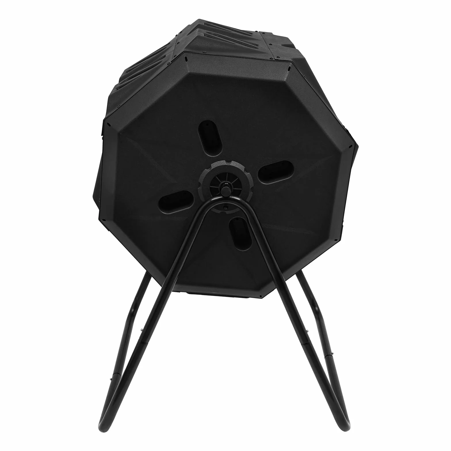 Kompostownik bębnowy 160 l czarny 70 x 60 x 93 cm