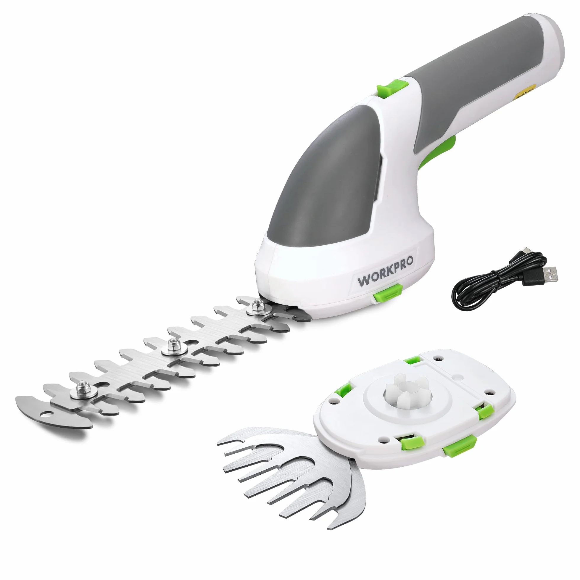 WORKPRO Akumulatorowe nożyce ogrodowe 7,2 V 2000 mAh 2 w 1
