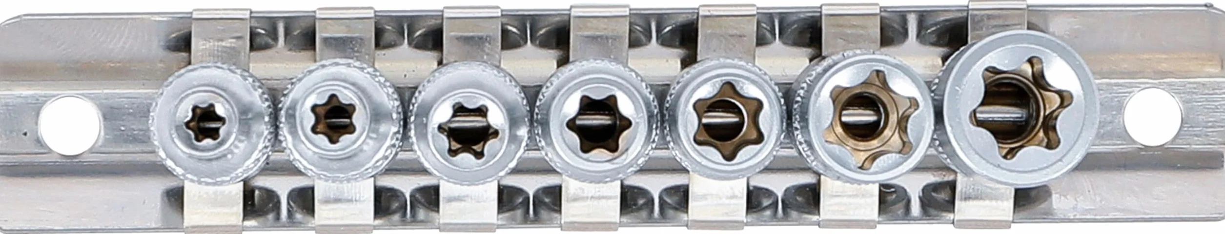 BGS 6402 | Zestaw nasadek profil E | 6,3 mm (1/4") | E4 - E11 | 7 szt.