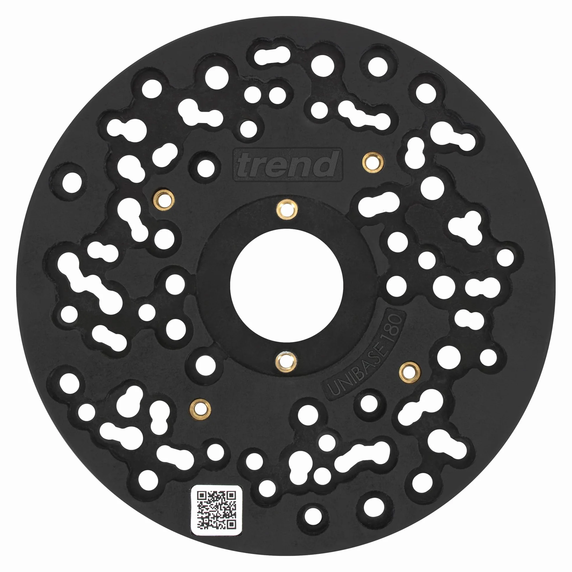 Trend Duża Uniwersalna Płyta Podstawowa do Frezarki Zanurzeniowej, 180mm, Zwiększona Kompatybilność dla Frezarek Zanurzeniowych 12mm, UNIBASE/180