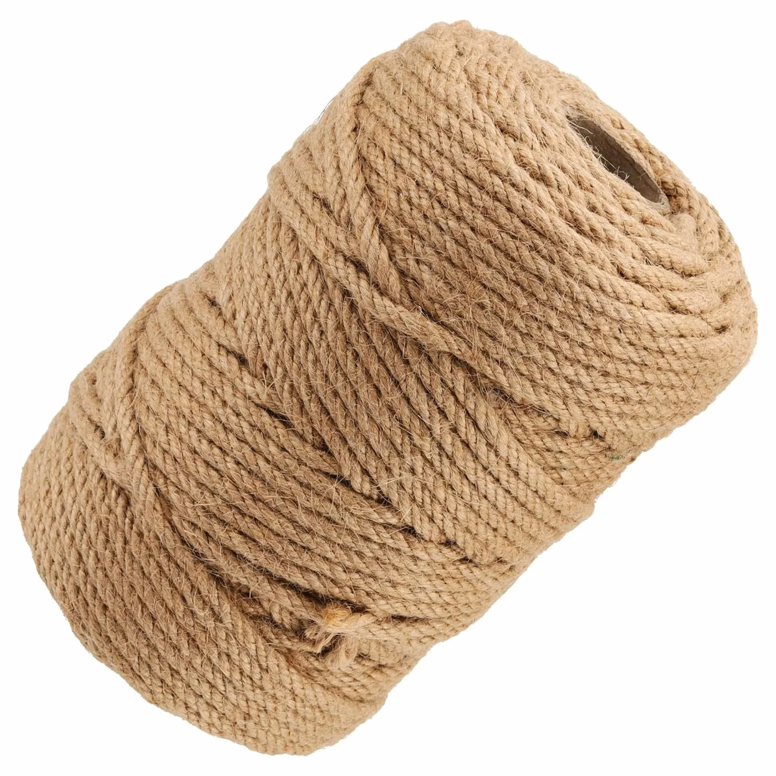 Sznurek jutowy 100 m x 6 mm brązowy do majsterkowania pakowania wiązania dekoracji