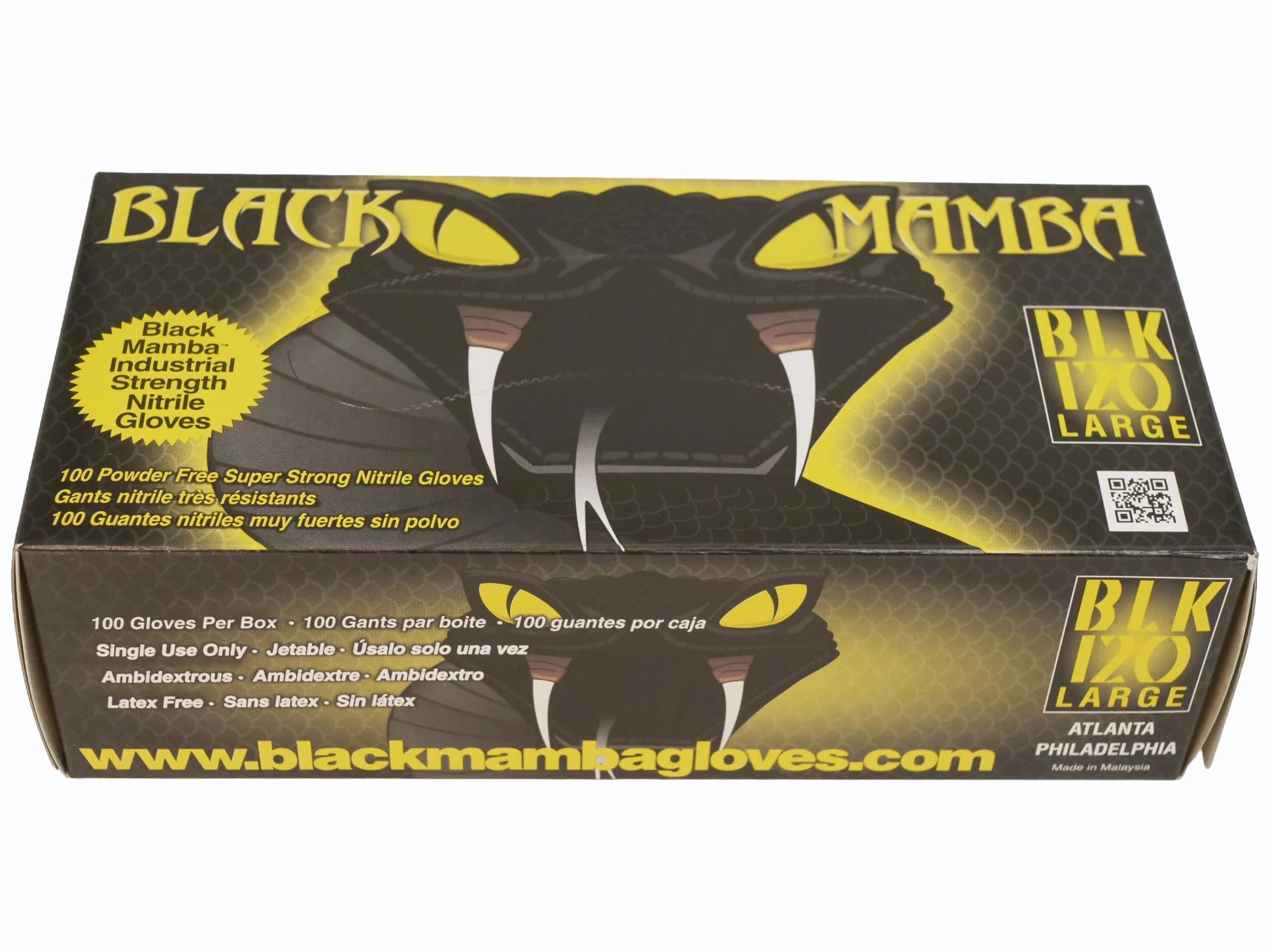 Black Mamba super wytrzymałe rękawiczki nitrylowe (100 sztuk)