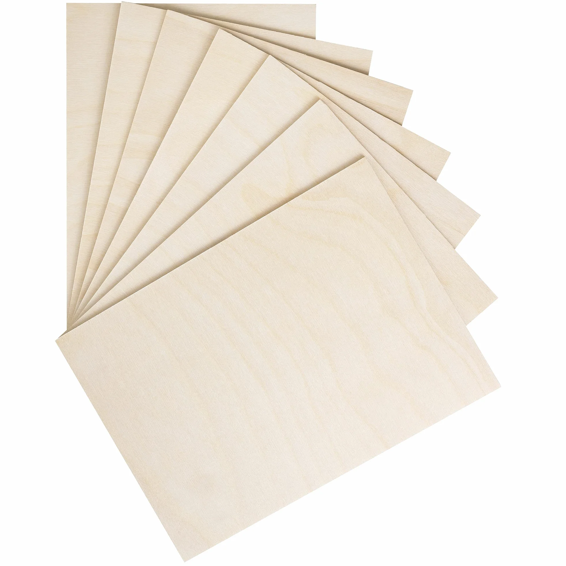 Creative Deco 10 x A3 Sklejka 5mm | 420 x 300 x 5 mm (+/- 2mm) | Płyty ze Sklejki do Majsterkowania i Prac Manualnych Pirografii, Cięcia Laserem, Modelarstwa, Frezowania, Ploter CNC, Wyrzynarka