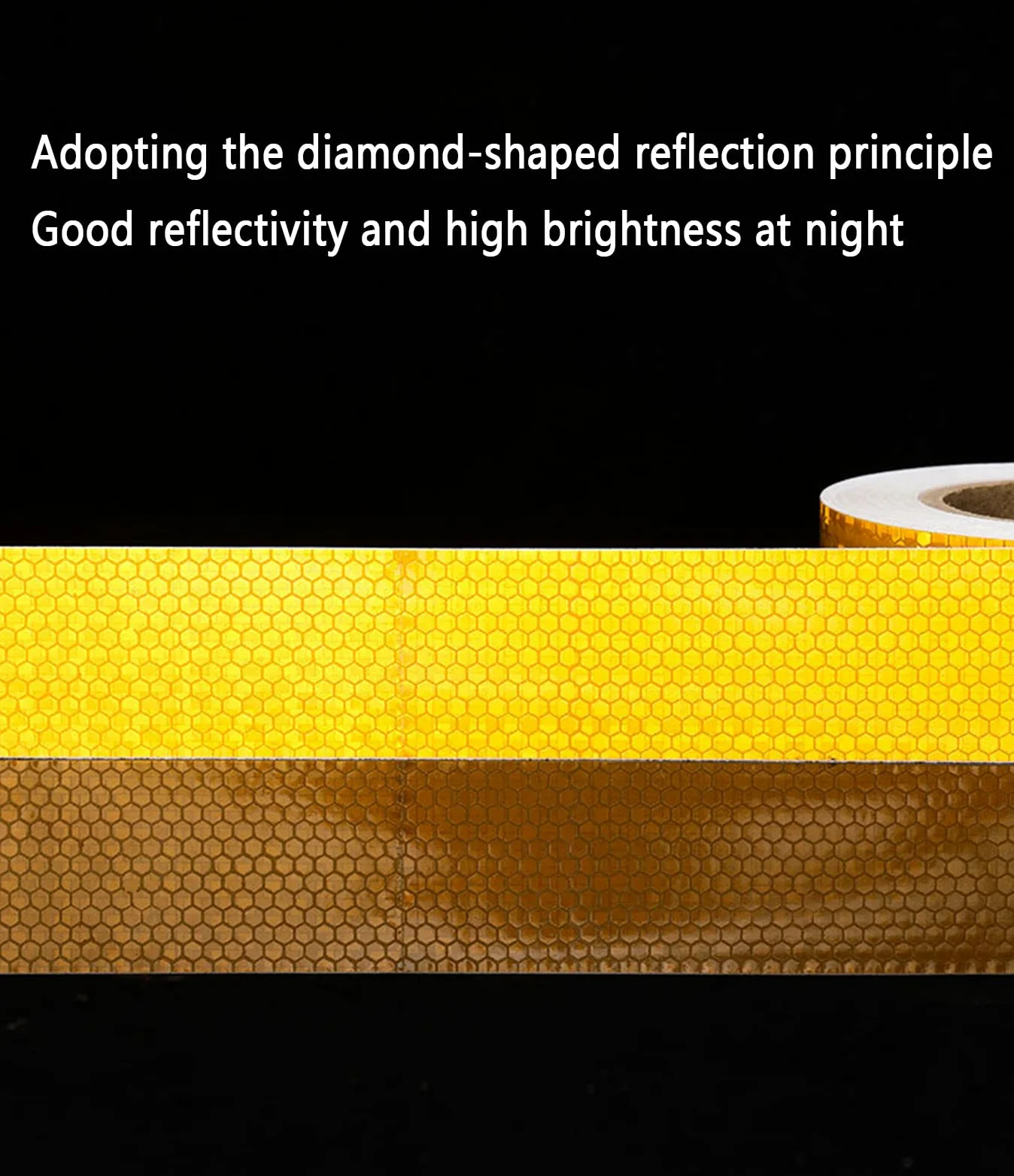 Taśma odblaskowa bezpieczeństwa Samoprzylepna taśma ostrzegawcza odblaskowa PVC do rowerów i motocykli samochodowych 10m x 10cm wielokolorowa(Wit)