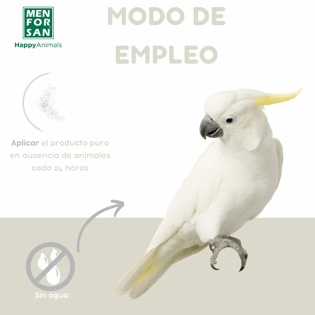 MENFORSAN Środek owadobójczy dla ptaków | Eliminuje i zapobiega | Szybko odparowuje | Nie pozostawia śladów | Zapach perfumowany | 250 ml
