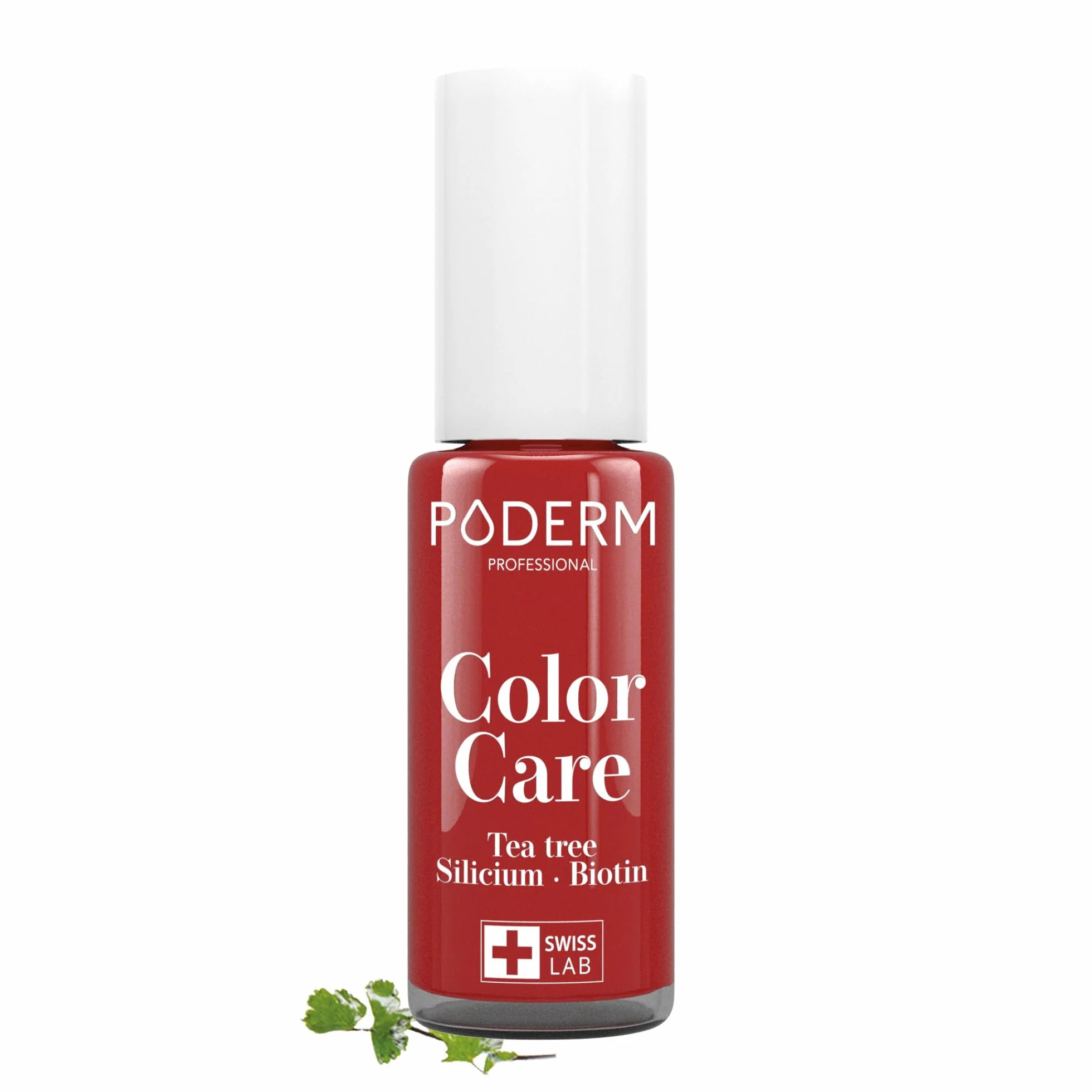 LAKIER DO PAZNOKCI | Lakier Czerwony Allure Tea Tree - Zapobieganie i leczenie żółtych/uszkodzonych paznokci przez grzybicę paznokci - Pielęgnacja i kolory - Swiss Lab