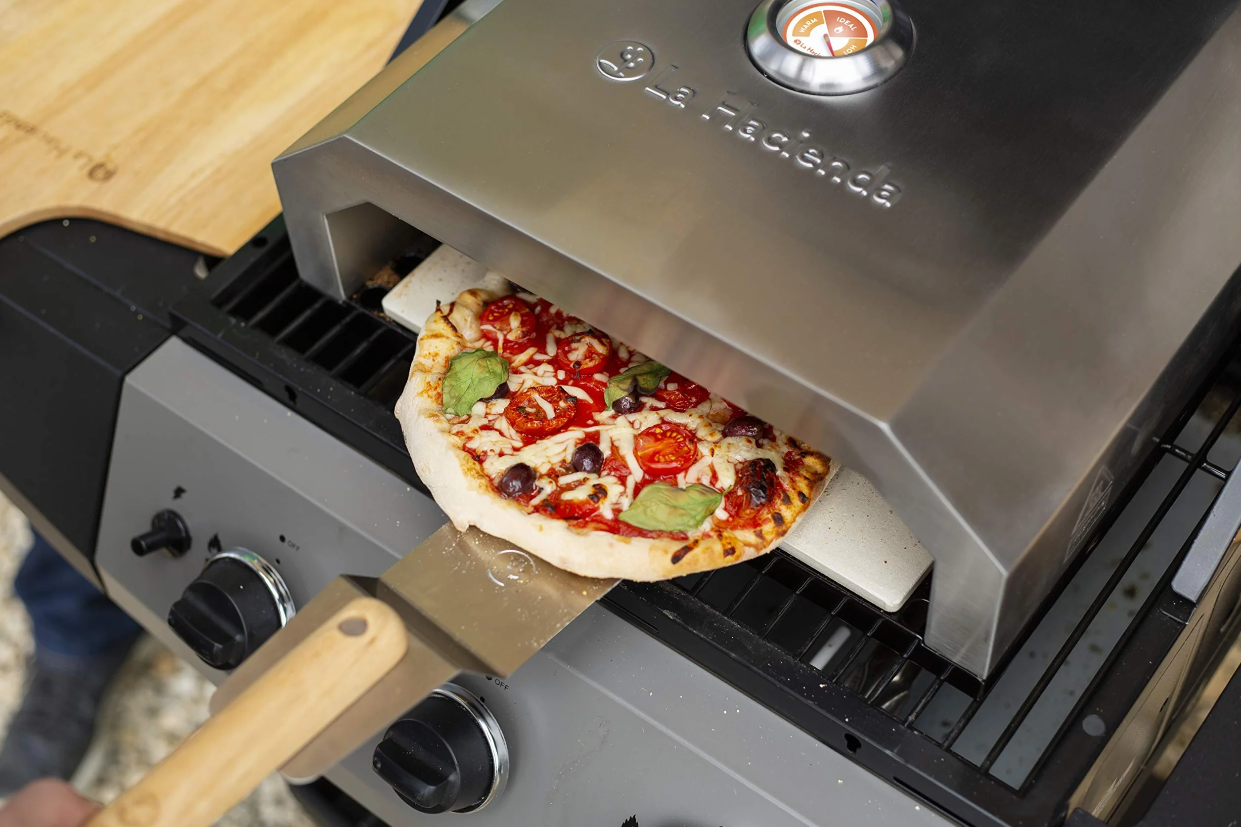 La Hacienda BBQ piec do pizzy ze stali nierdzewnej
