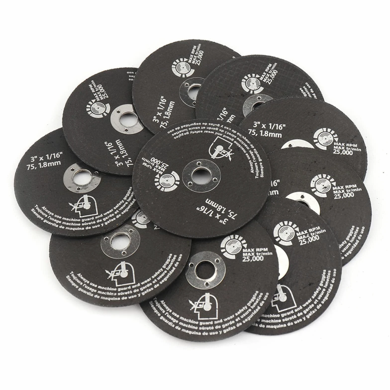 3 "75 mm brzeszczot do piły ukośnej do drewna Ściernica żywiczna Ścierna tarcza tnąca do szlifierki(50pcs)