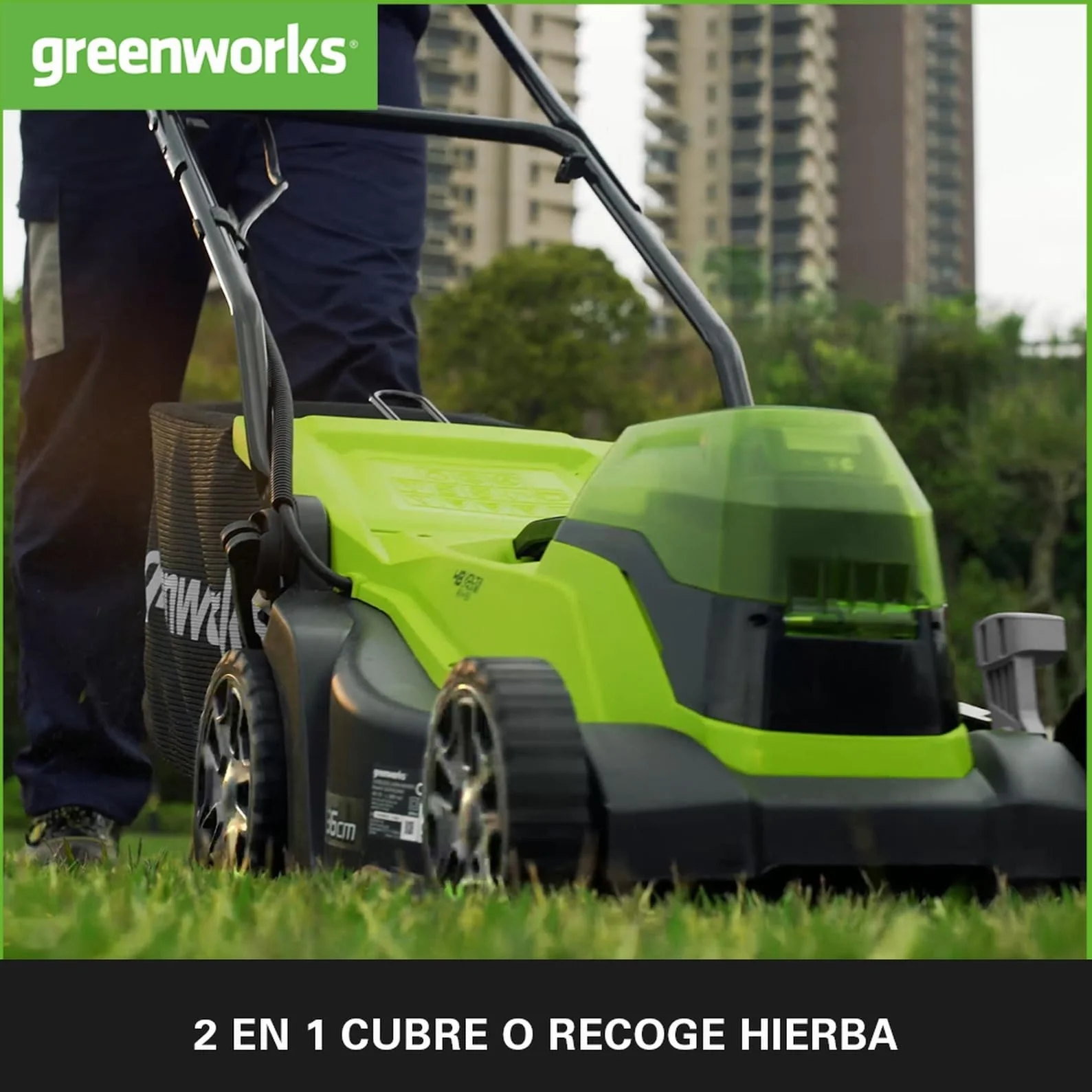 Greenworks G24X2LM36K4X Kosiarka Akumulatorowa 36cm 40L 2x24V 4Ah
