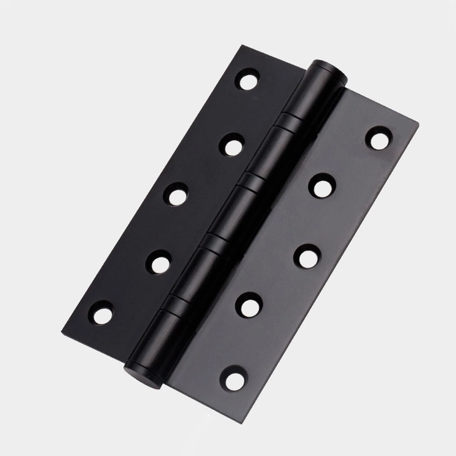 Thicker Narrow Full Mortise Butt Hinges for Interior Door, 5-inch (127 Mm), Stainless Steel Door Hinges, 4 Pack(Black)