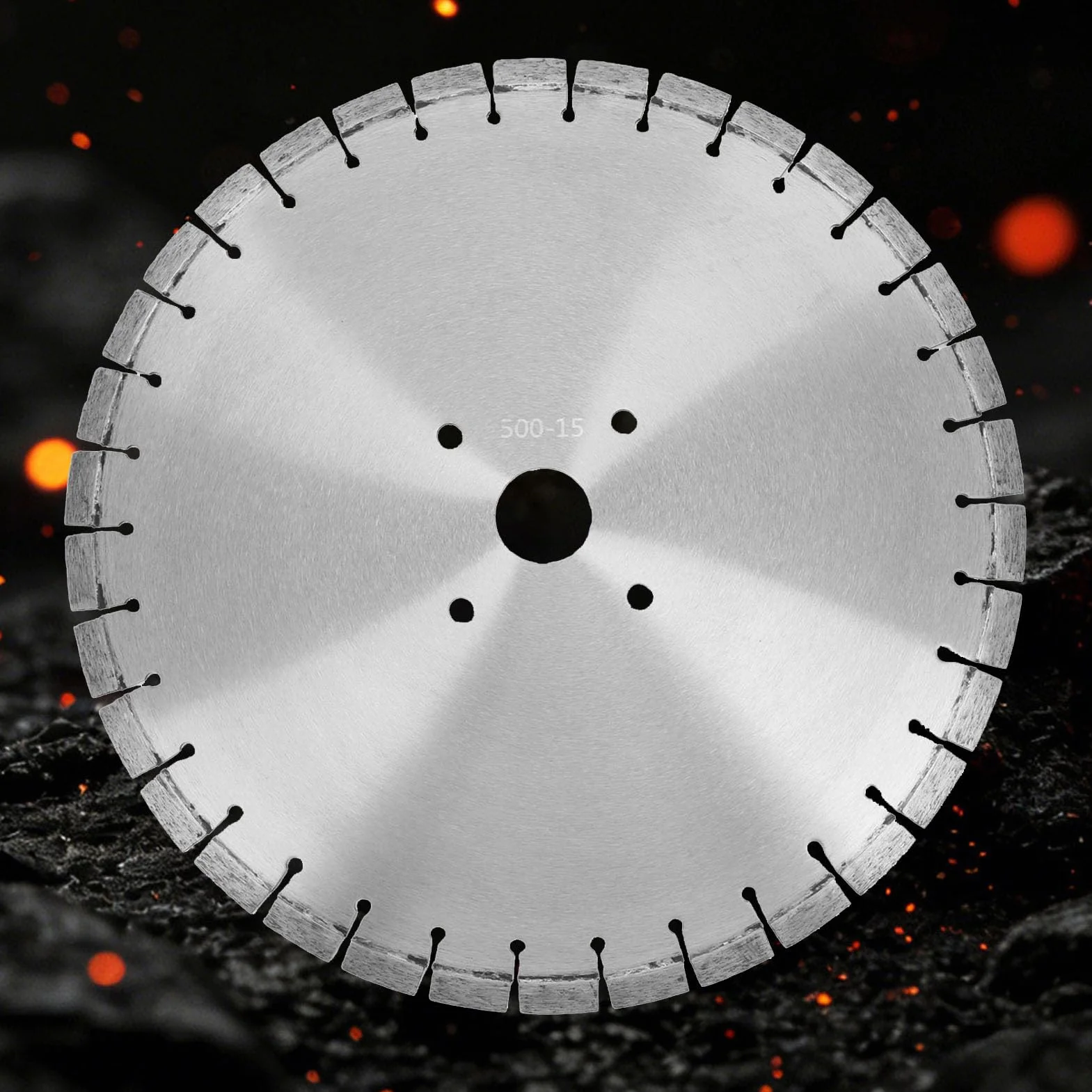 Diamentowa Tarcza do Cięcia Betonu 20 Cali, 2 calowy trzpień Segmentowa Tarcza Diamentowa ze Stali Stopowej 5400 Obr./min do Betonu Stal Cegła Tarczowe Piły Murarskie Cięcia