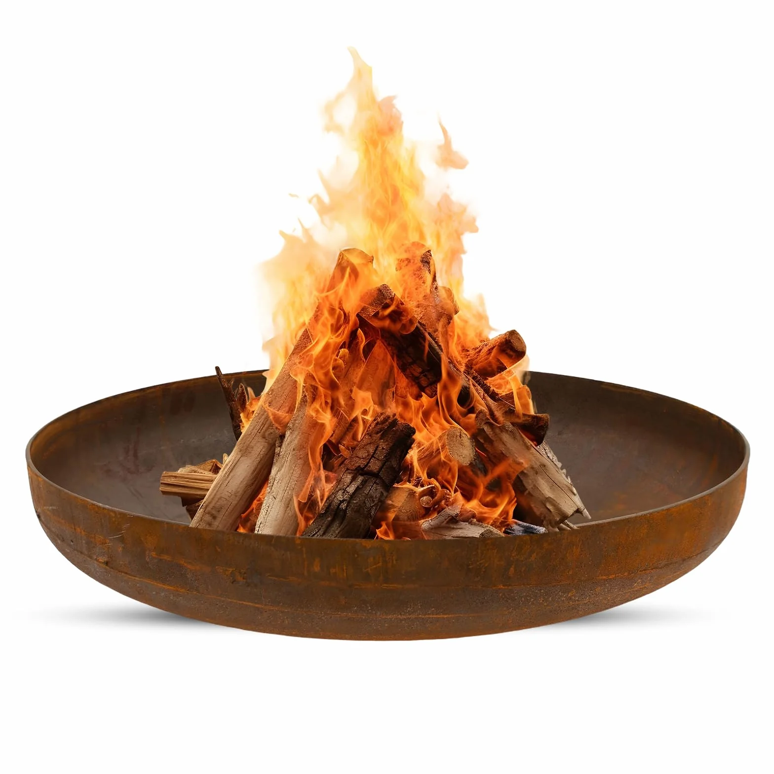 BonFeu BonBowl Brasero na świeżym powietrzu - 100 cm grill ze stali Corten na słodkie wieczory