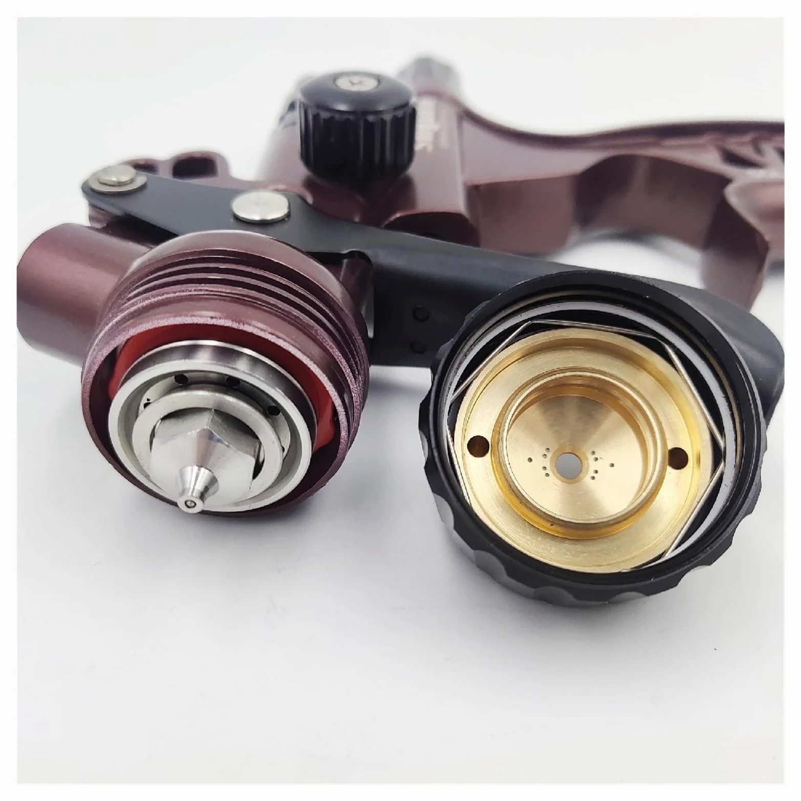 Pneumatyczny pistolet natryskowy Pistolety lakiernicze z dyszą 1,3 mm Motoryzacyjne narzędzie natryskowe Pistolet natryskowy na bazie wody(1.3kit blue B)