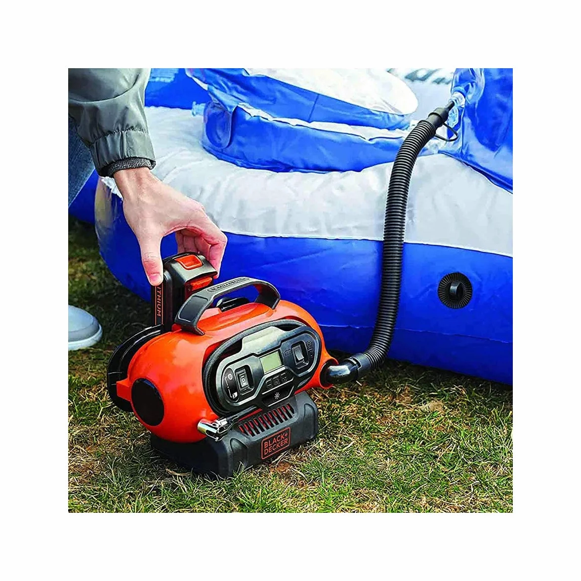 BLACK+DECKER Kompresor-sprężarka 11 bar 12V / 18V / 230V, BDCINF18N-QS