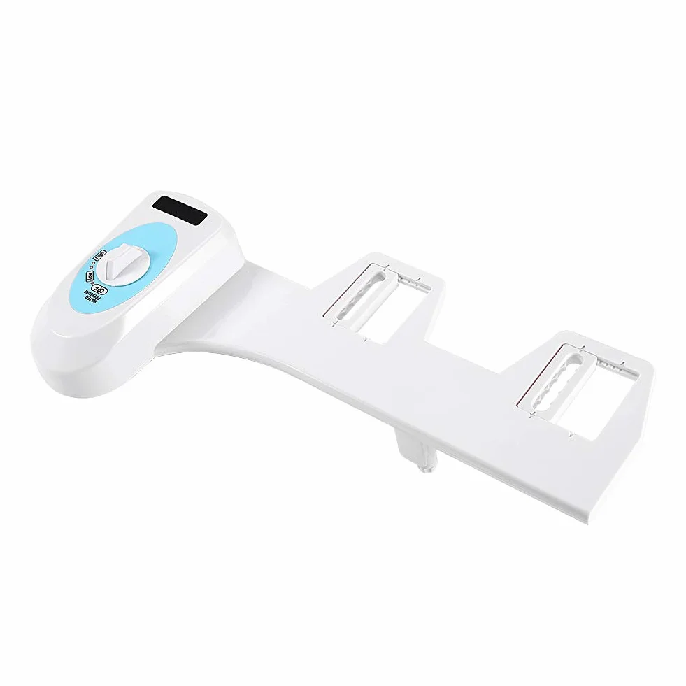 Cocoarm WC bidet nakładka do czyszczenia intymnego WC bidet, regulacja ciśnienia wody zimnej ze świeżą wodą i dyszą samooczyszczającą, nie elektryczna