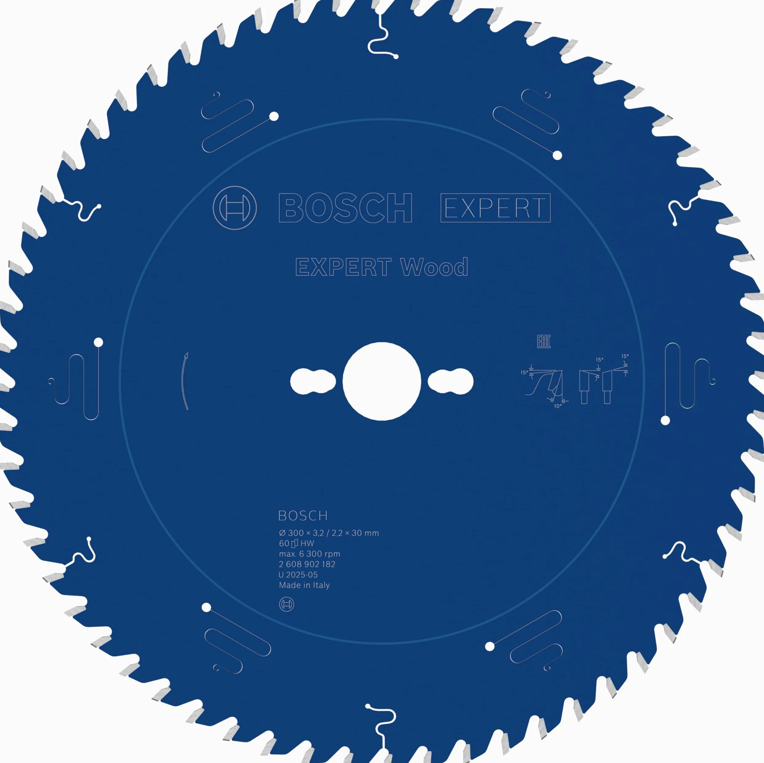 Bosch 1x Tarcza pilarska EXPERT Wood (do Miękkie drewno, Ø mm, Professional Akcesoria Przewodowa stołowa pilarka tarczowa)