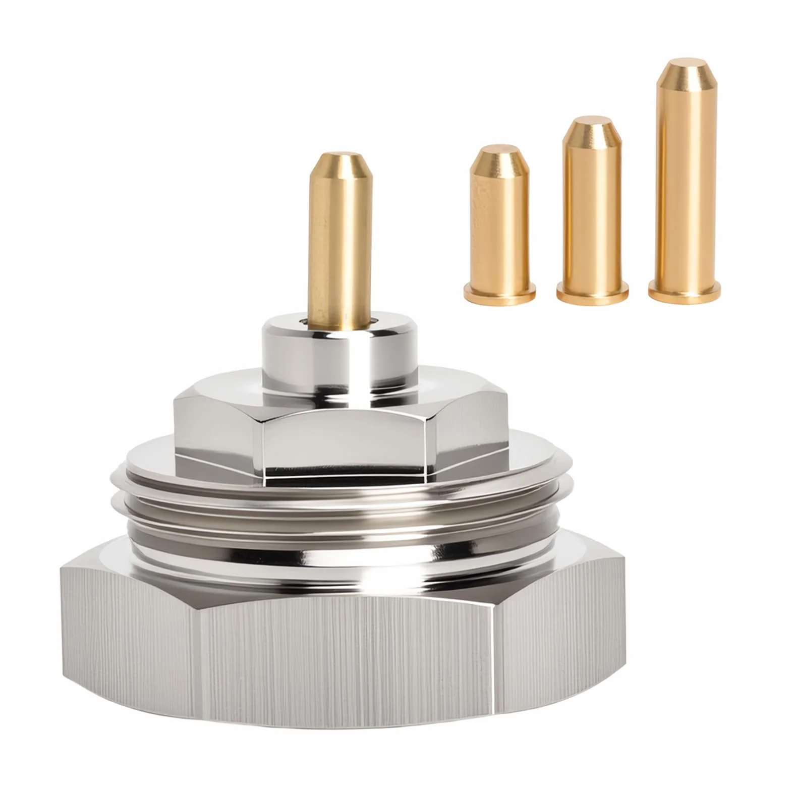 Adapter do grzejnika M30 x 1,0 na M30 x 1,5 Smart Home adapter grzejnika zawór termostatyczny drobny gwint adapter zawór grzewczy metalowy adapter - głowica termostatyczna Oventrop 1011445, 1 sztuka